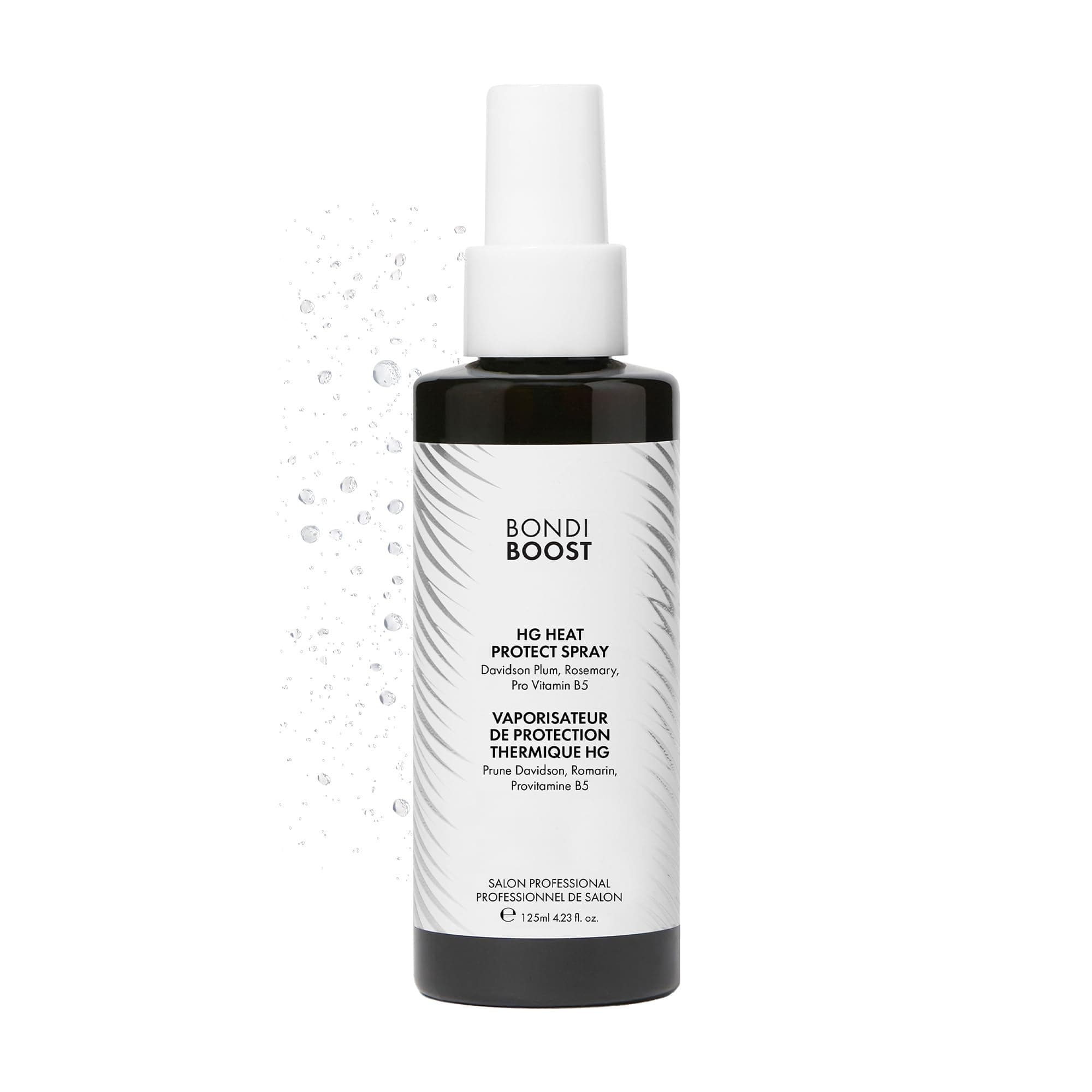 BondiBoost Heat Protectant Spray 4.23 fl oz - Thermal Hair Protection from Heat Styling - Light Weight Formula - Sulfate + Paraben Free, for Women + Men - Vegan/Cruelty-Free - Australian Made [No-Hold]