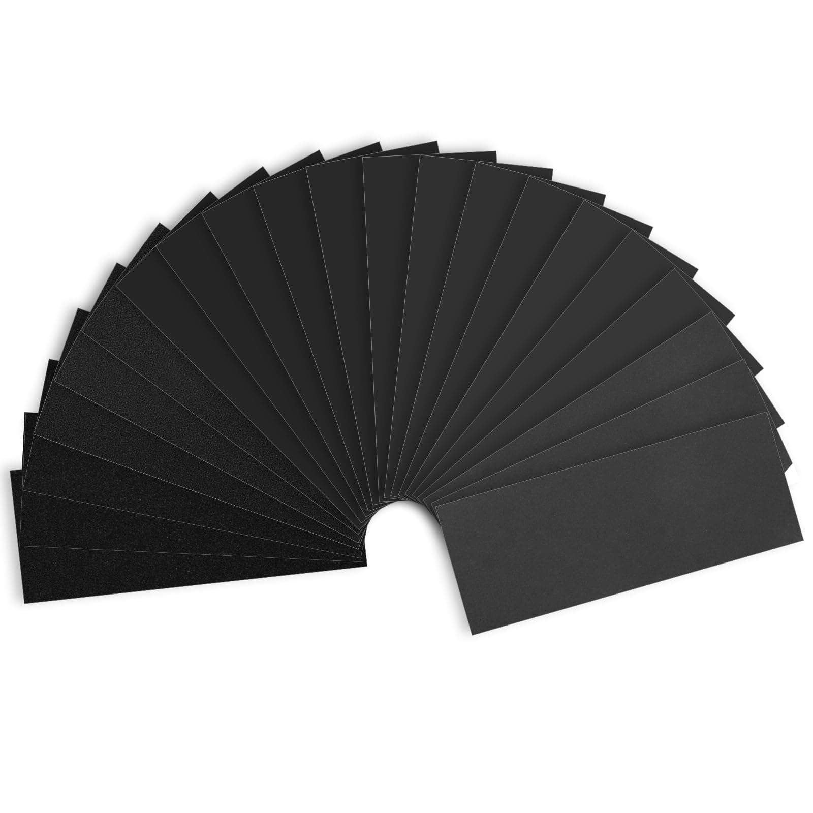 Shineboc Sandpaper Assortment, Wet Dry Sand Paper 9 x 3.6 Inch