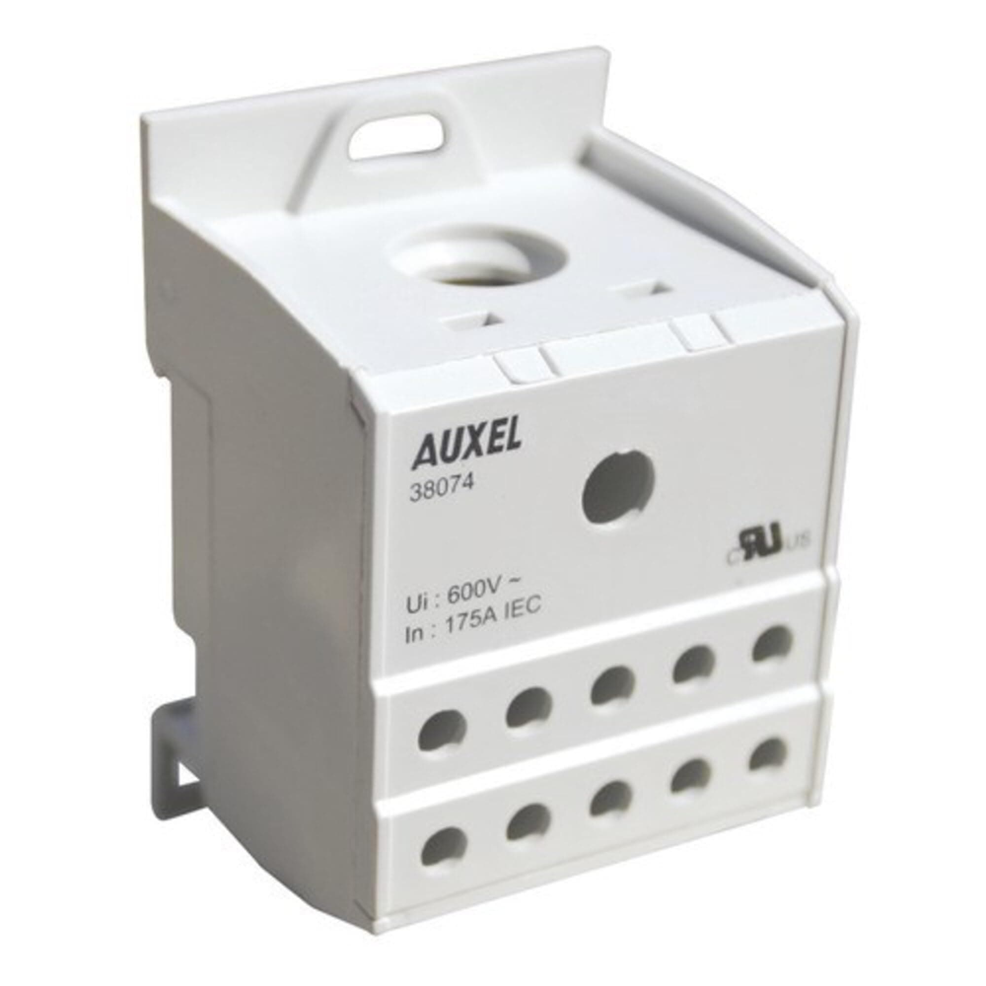 ALTECH CORP 38076 1POLEDIST.BLCK115A, in:1X8-2AWG, Out:10X14-4AWG