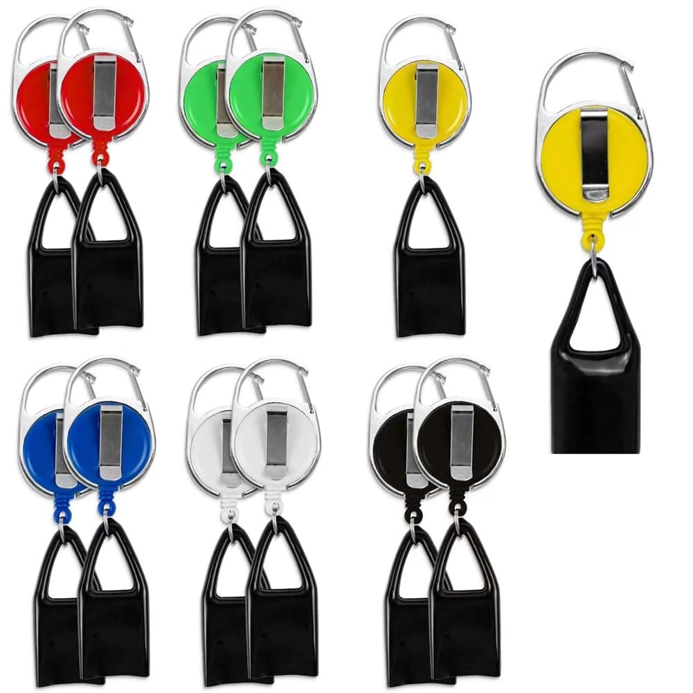 rumoe 12Pcs Retractable Lighter Holder Lighter Keychain Kit Multicolor Lighter Holder Keychain Set with Clip Classic Lighter Cover