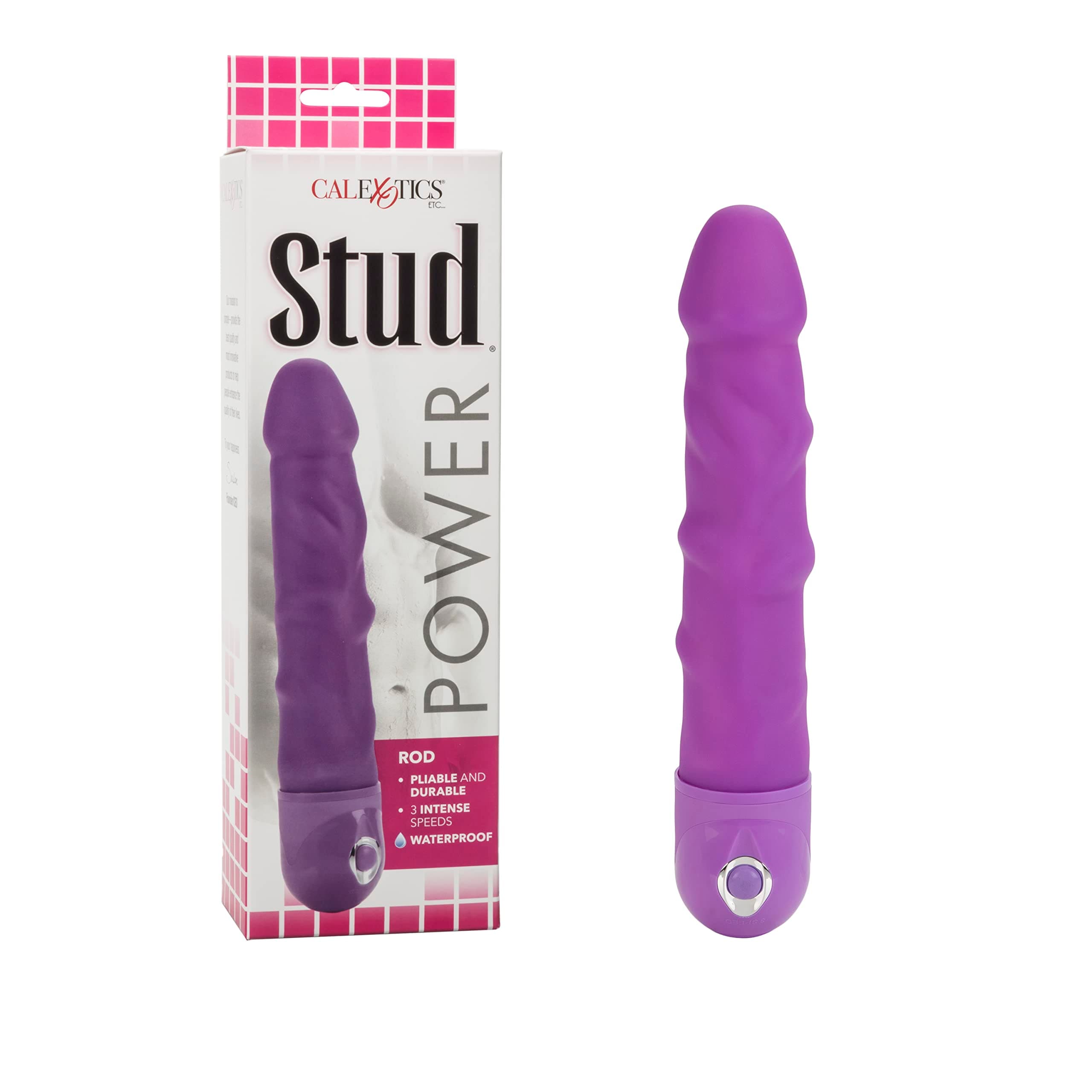 California Exotic Novelties Waterproof Power Stud Rod - Purple