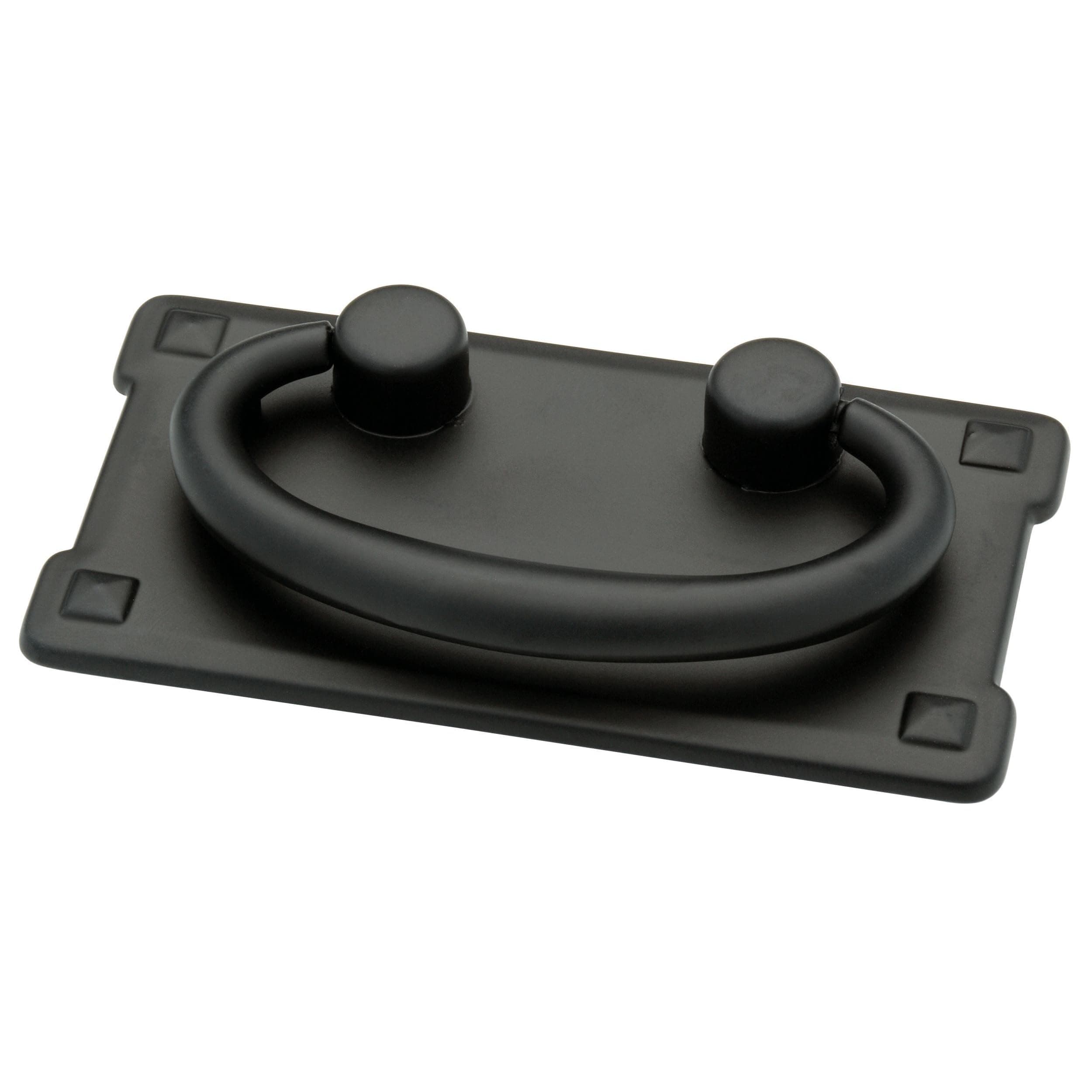 Franklin Brass P62076-FB-C1 3" Horizontal Bail Kitchen Cabinet Hardware Drawer Handle Pull, Flat Black, (5 Pack)