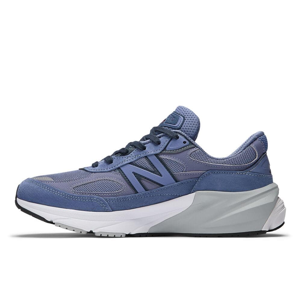 New Balance Unisex Adult Made in USA 990 V6 Sneakers, Purple/Navy, 9.5 Wide Women/8 Men