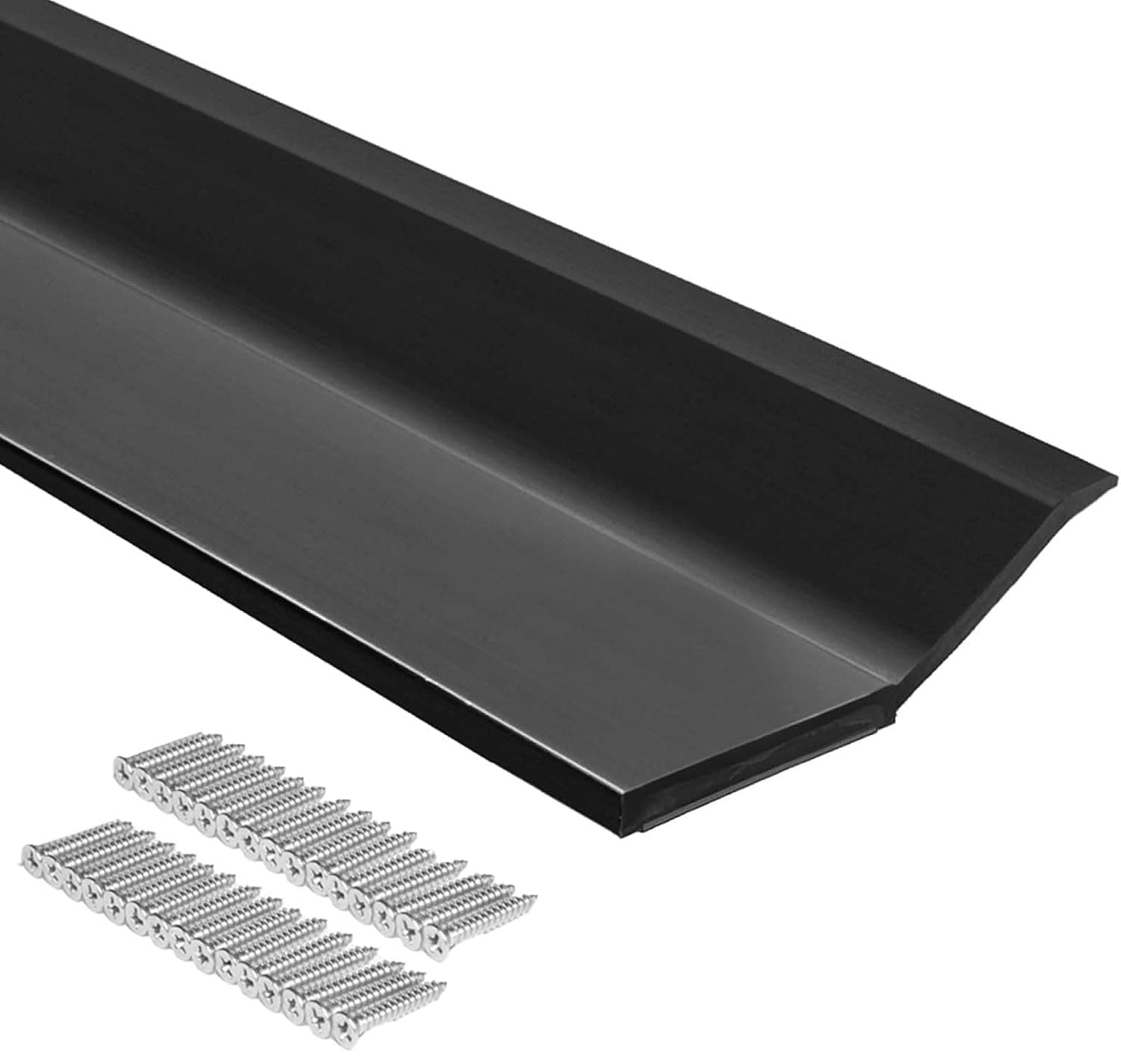 Garage Door Seal Top and Sides, 34FT Garage Door Weather Stripping, Black