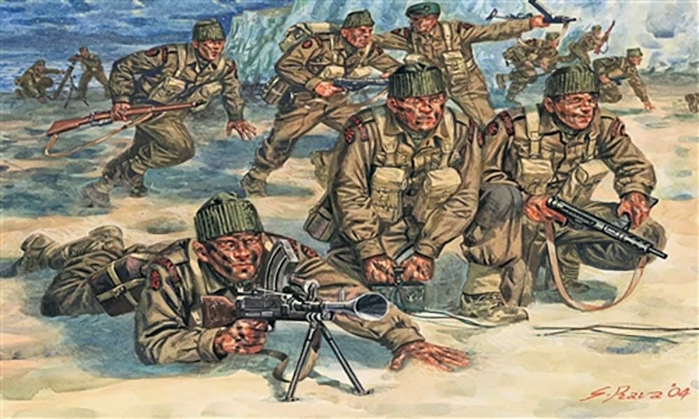 Italeri 1: 72 510006064 – WW2 British Commandos Troops.