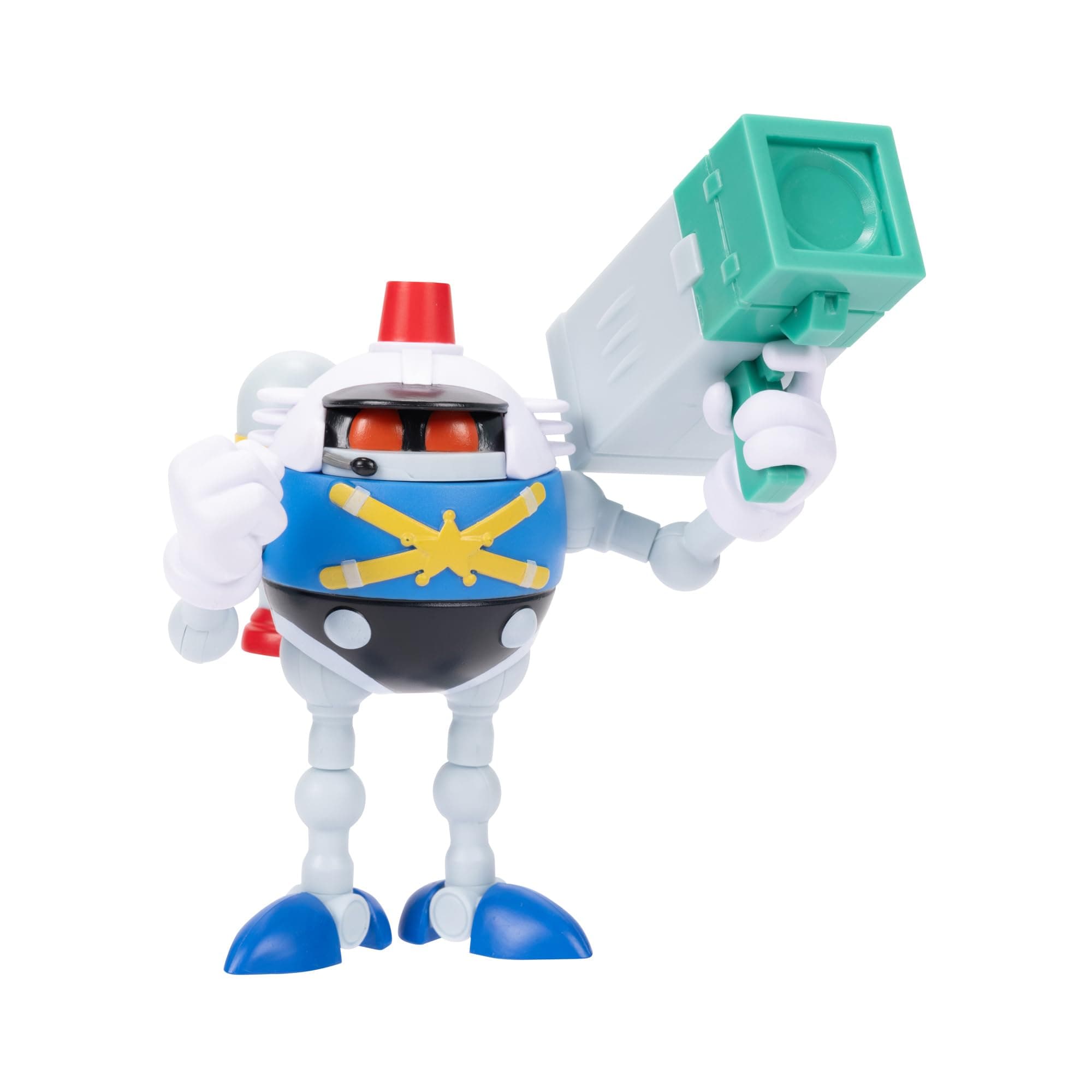 Sonic the Hedgehog 4-inch Heavy Eggrobo Action Figure with Blaster Accessory. Ages 3+ (Officially Licensed by Sega)