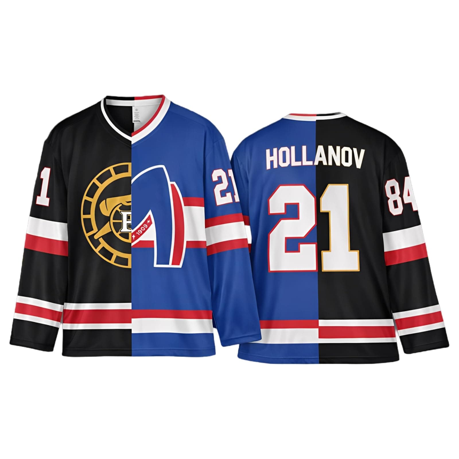 MABUTINGTI Shane Hollander Shirt Heated Rivalry Hockey Jersey Unisex Shane Hollander 24 & Ilya Rozanov 81 Jersey Men/Women Long Sleeve Shirts for Fans