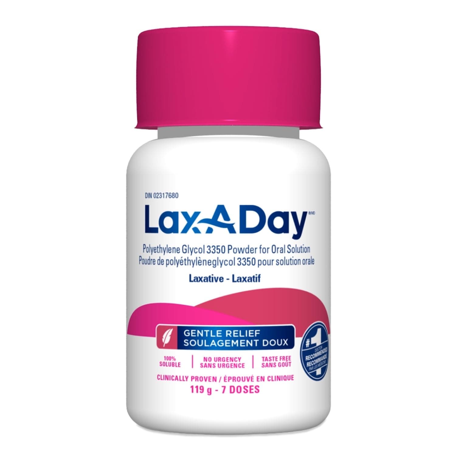 Lax-A-Day Powder Laxative for Occasional Constipation Relief, 7 Doses