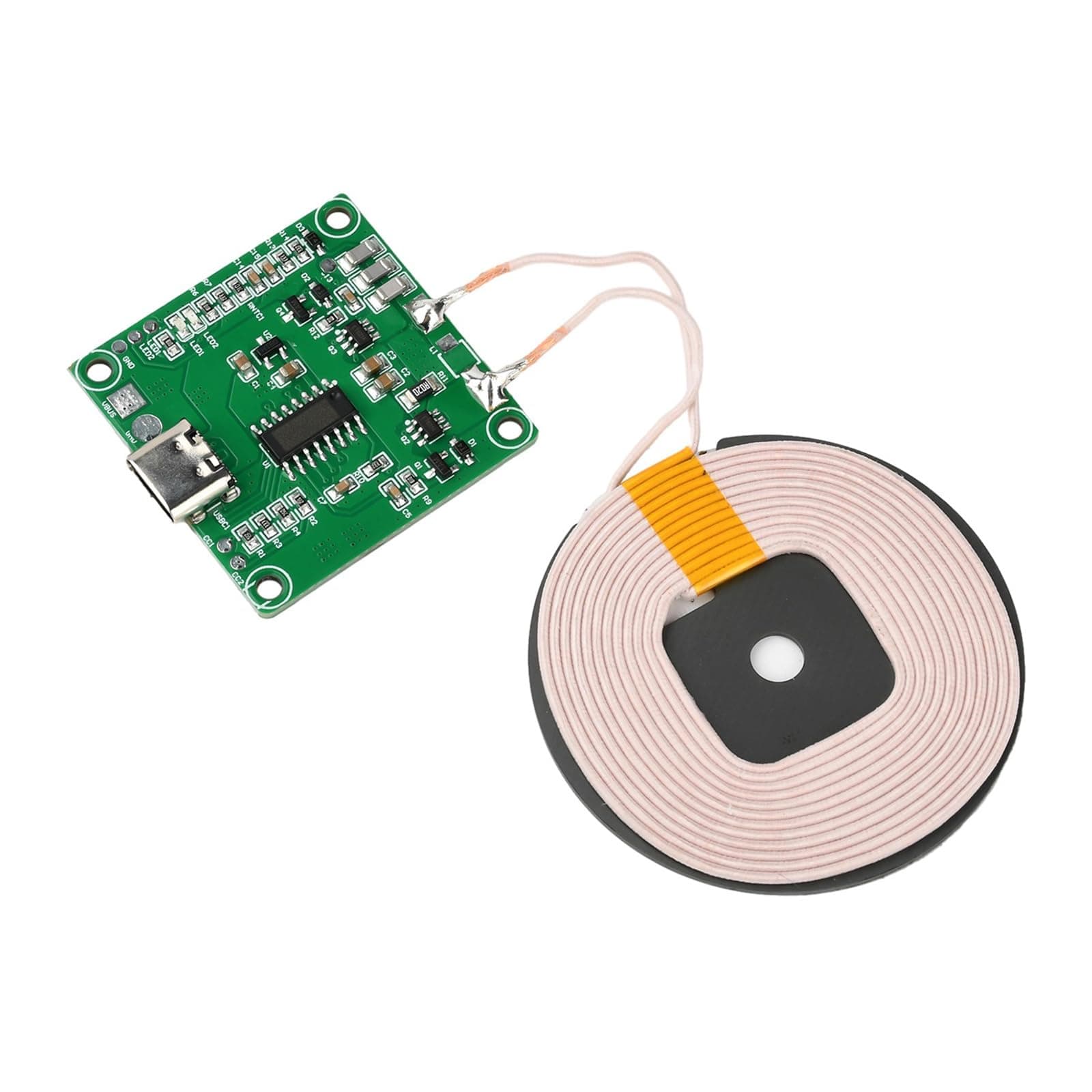 Aqfds 15W Wireless Charging Module 10MM Transmitter Fast Charging Pad for Smartphones with Universally Compatibility and Safet