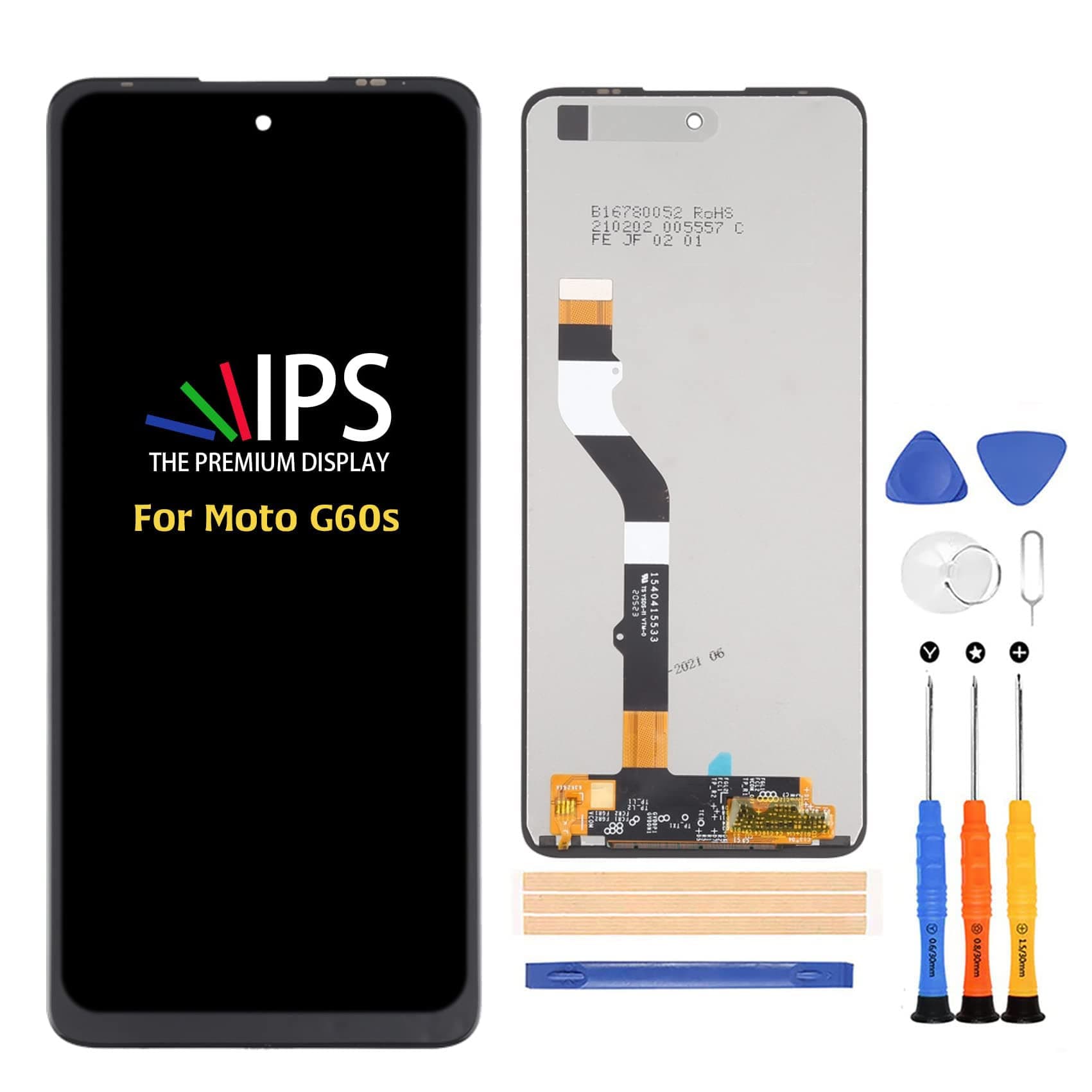 A-MIND for Motorola Moto G60S/G60 LCD Screen Replacement and Digitizer XT2135-1 XT2133-2 6.8 inch LCD Display Full Assembly Repair Kits