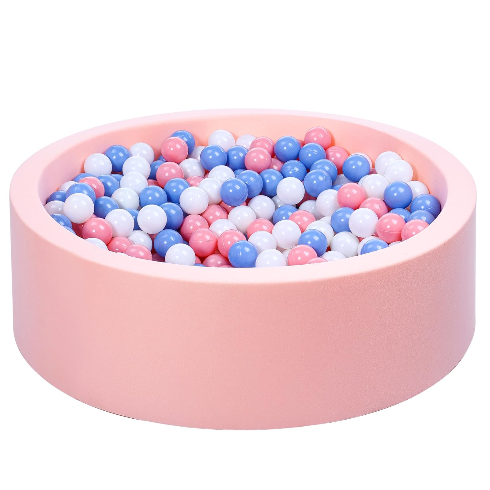 YAVAYI Ball Pit for Toddlers, Pink Kids Play Tent Ball Pool, No Balls