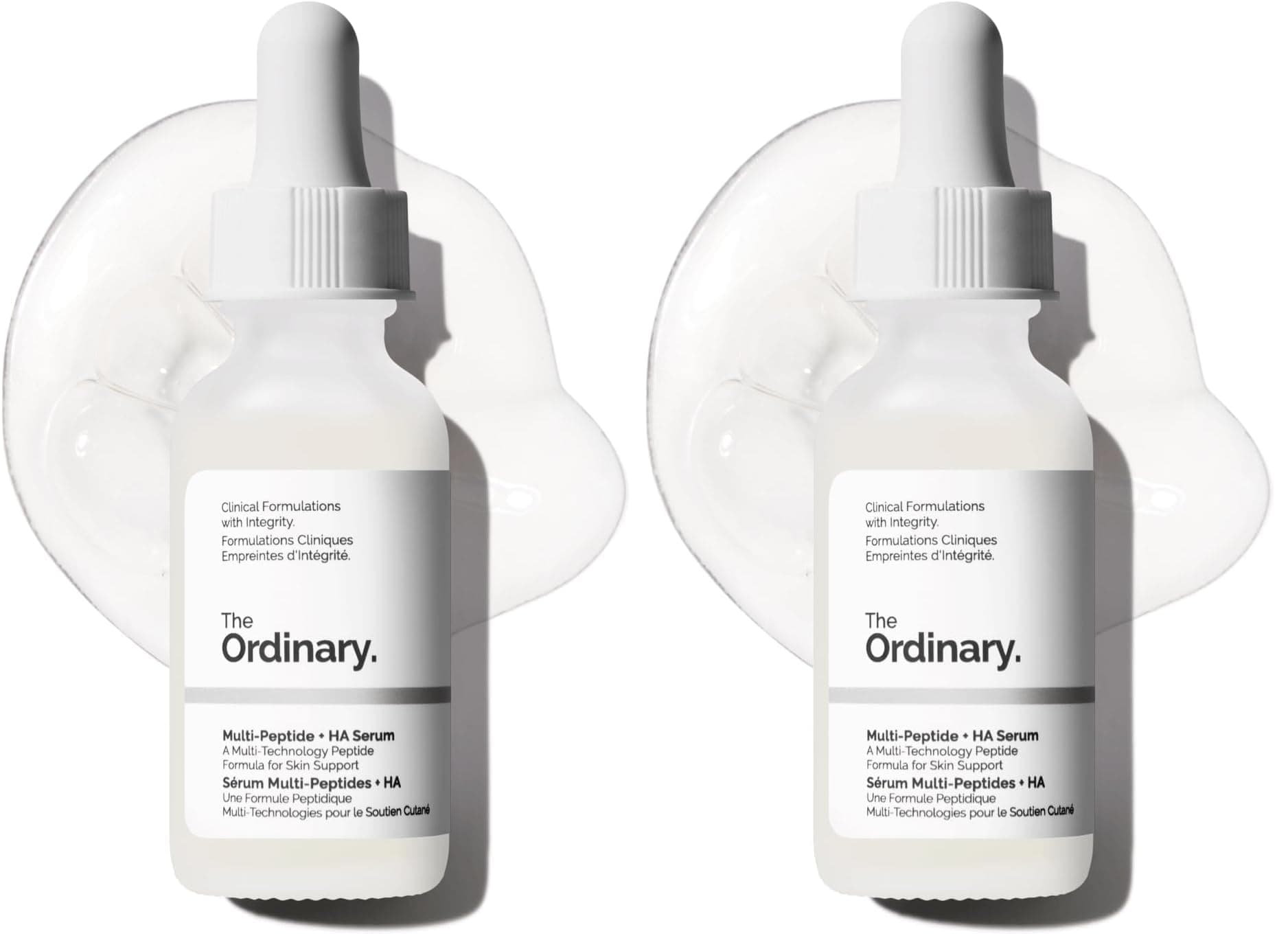 The Ordinary Multi-Peptide + Hyaluronic Acid, Anti-Aging Peptide Serum for Crow’s Feet, Elasticity & Firmness, 30 ml (Pack of 2)