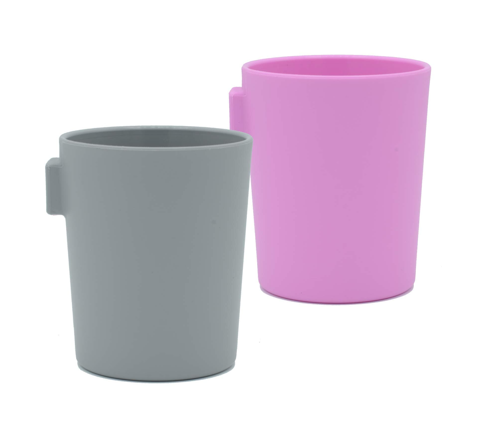 EZTOTZ EZCUP Magnetic Fridge Cups For Kids - USA Made Open Top Toddler Cups For Independent Drinkers - Hanging Plastic Kids Cup For Fridges or Water Coolers - Safe & Non-Toxic