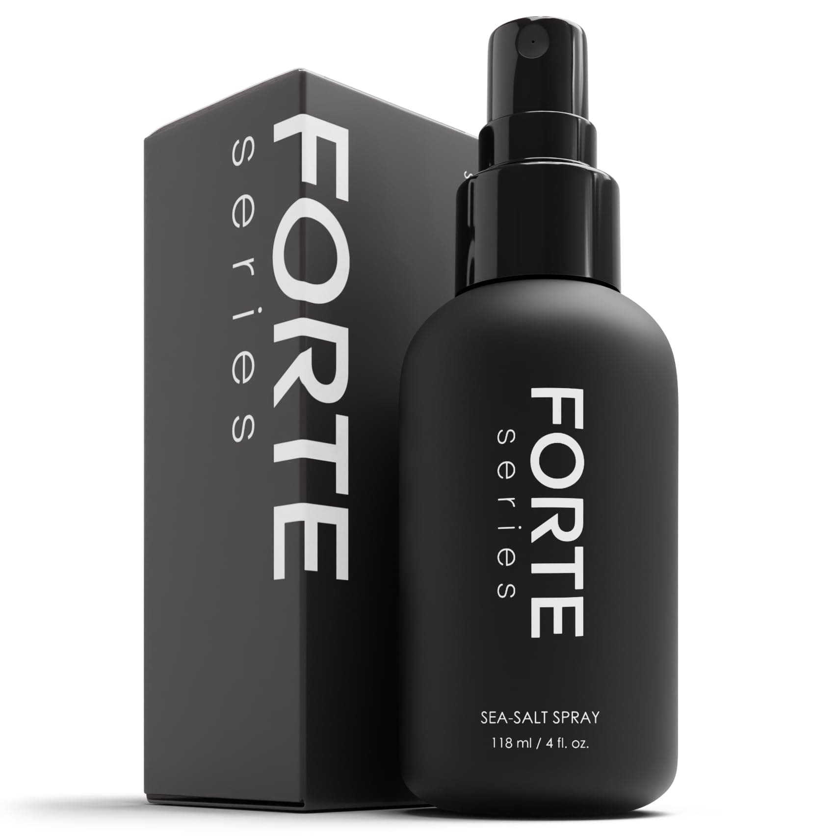 Forte Series Sea Salt Spray For Men - Volumizing and Texturizing - Enhances Curls And Waves - Beachy Surfer Hair - For All Hair Types - Non-Aerosol Non-Alcoholic Hairspray (4 oz)
