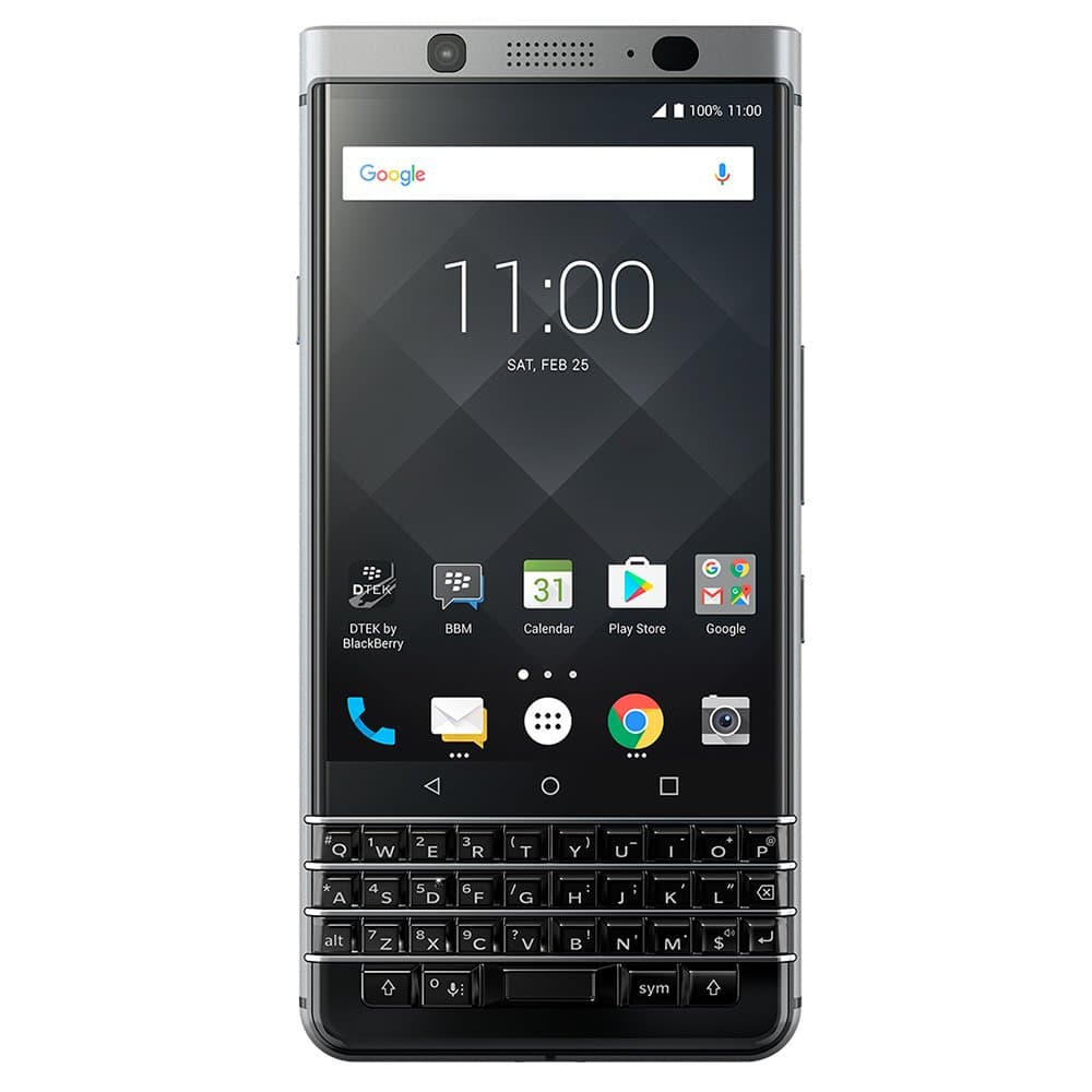 BlackBerry KEYone (Silver) Unlocked Android Smartphone 4G LTE, 32GB – Compatible with Canadian Carriers