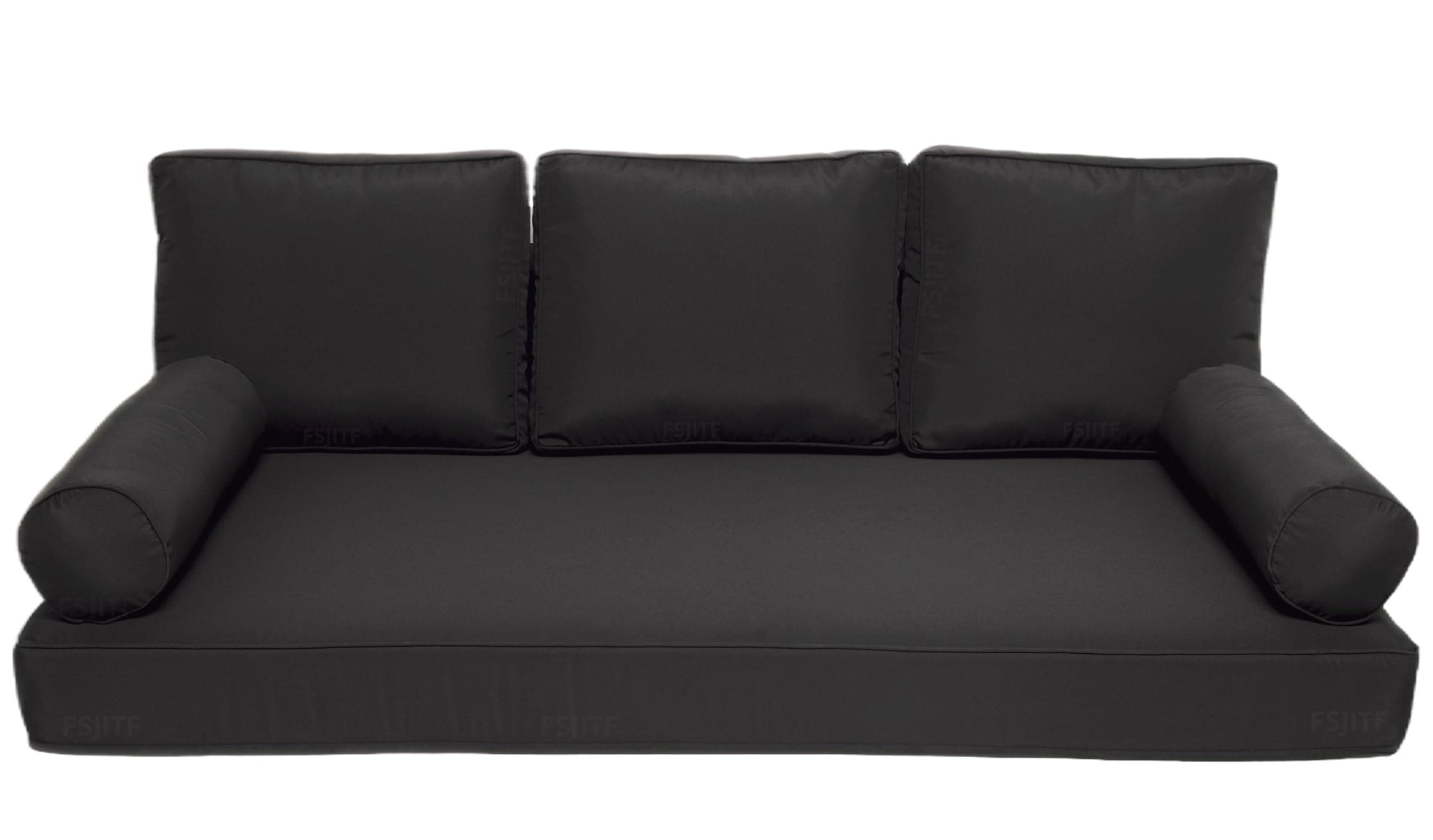 Patio Twin Daybed Mattress 3 Back Bolster Cover 75"x39"x6" (6-Piece Set)