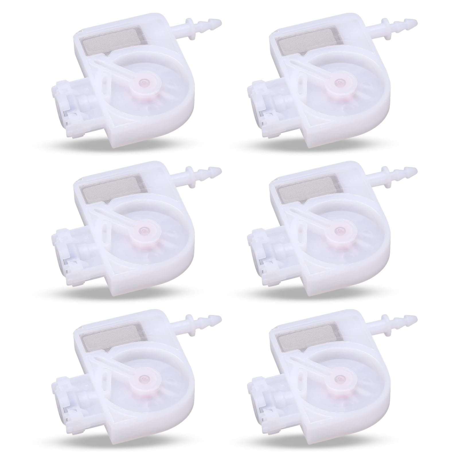 ZAWELIYO 6Pcs Ink Damper Replacement Smooth Ink Damper Small Damper White Plug Ink Smoothly for Printing Accessories