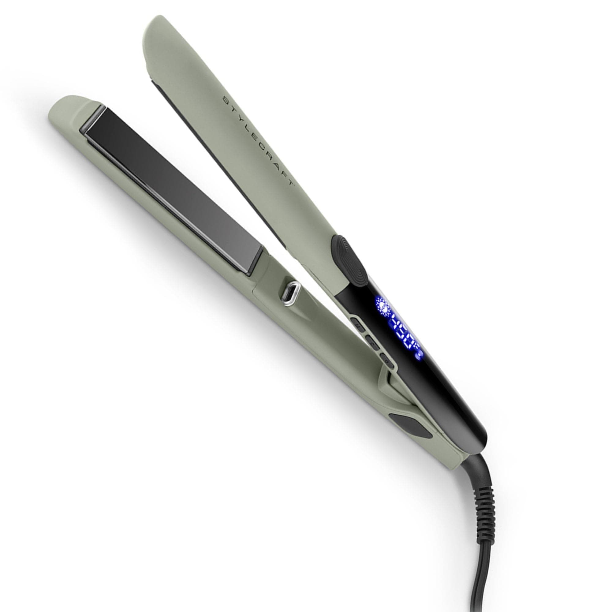 StyleCraft Sage 1-Inch Vibrating Titanium Flat Iron Hair Straightener