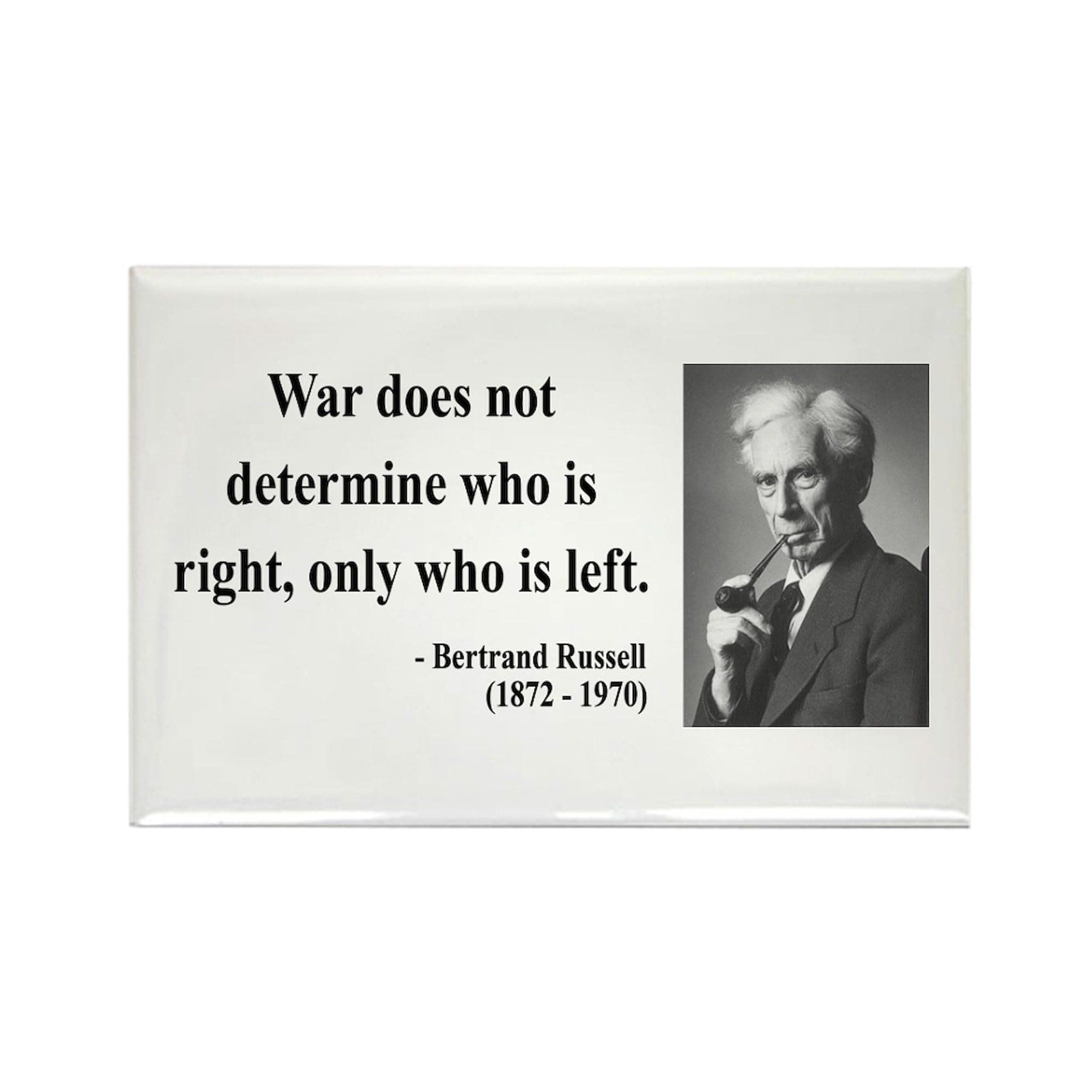 CafePress Bertrand Russell 1 Rectangle Magnet, 3"x2" Refrigerator Magnet