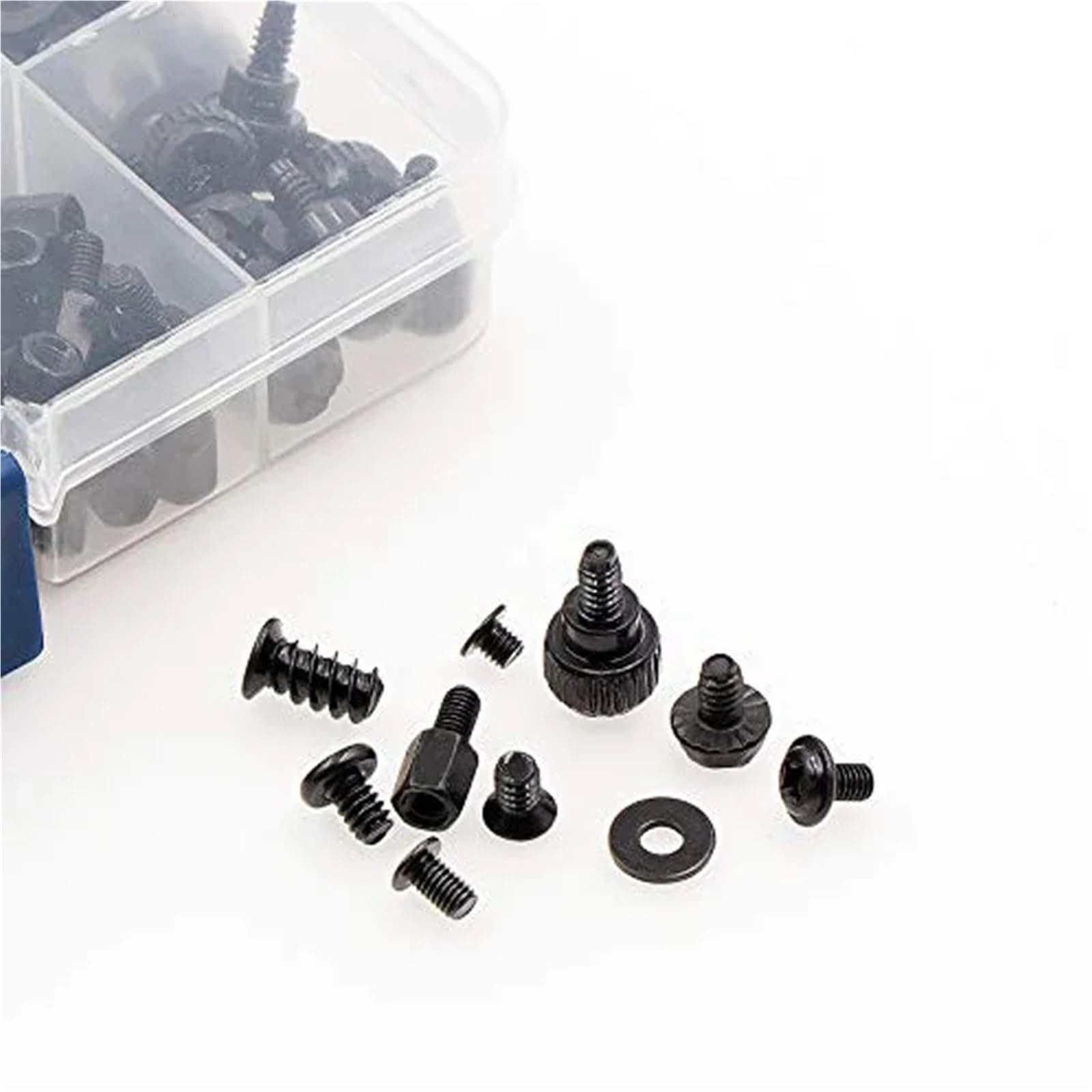 Secure 800/1200/1600pcs Screw Bolt Standoff Set for Computer PC Case Hard Disk Drive Motherboard Power Supply & Server Repair(4SET)
