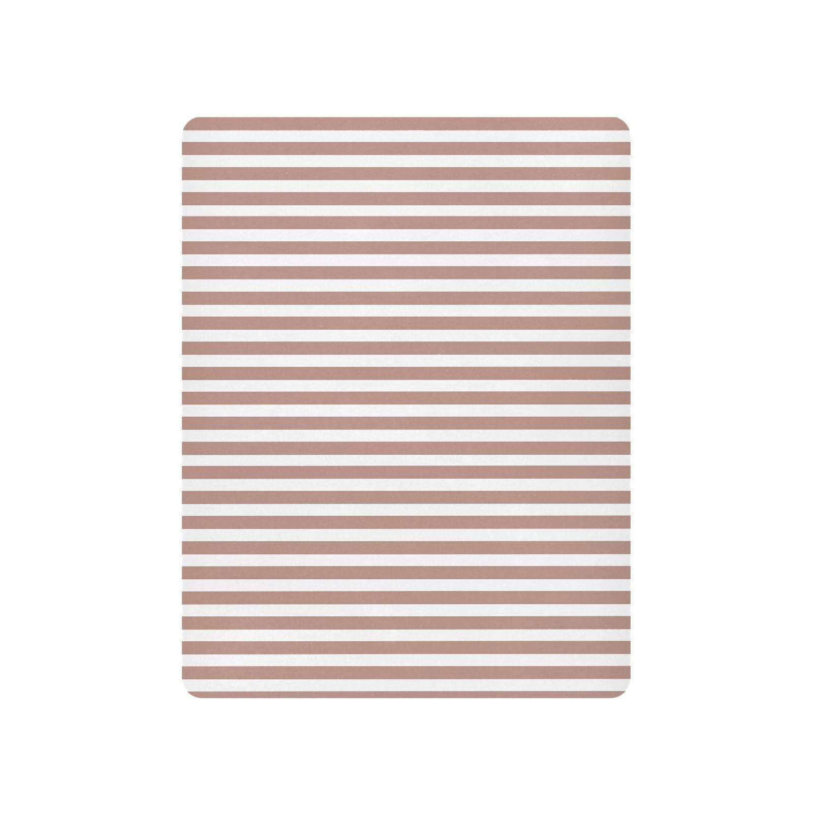 Rose Gold Stripes Fitted Crib Sheets for Girl Boy Breathable Pack N Play Sheets Soft Newborn Crib Mattress Cover 39 * 27 * 5 in