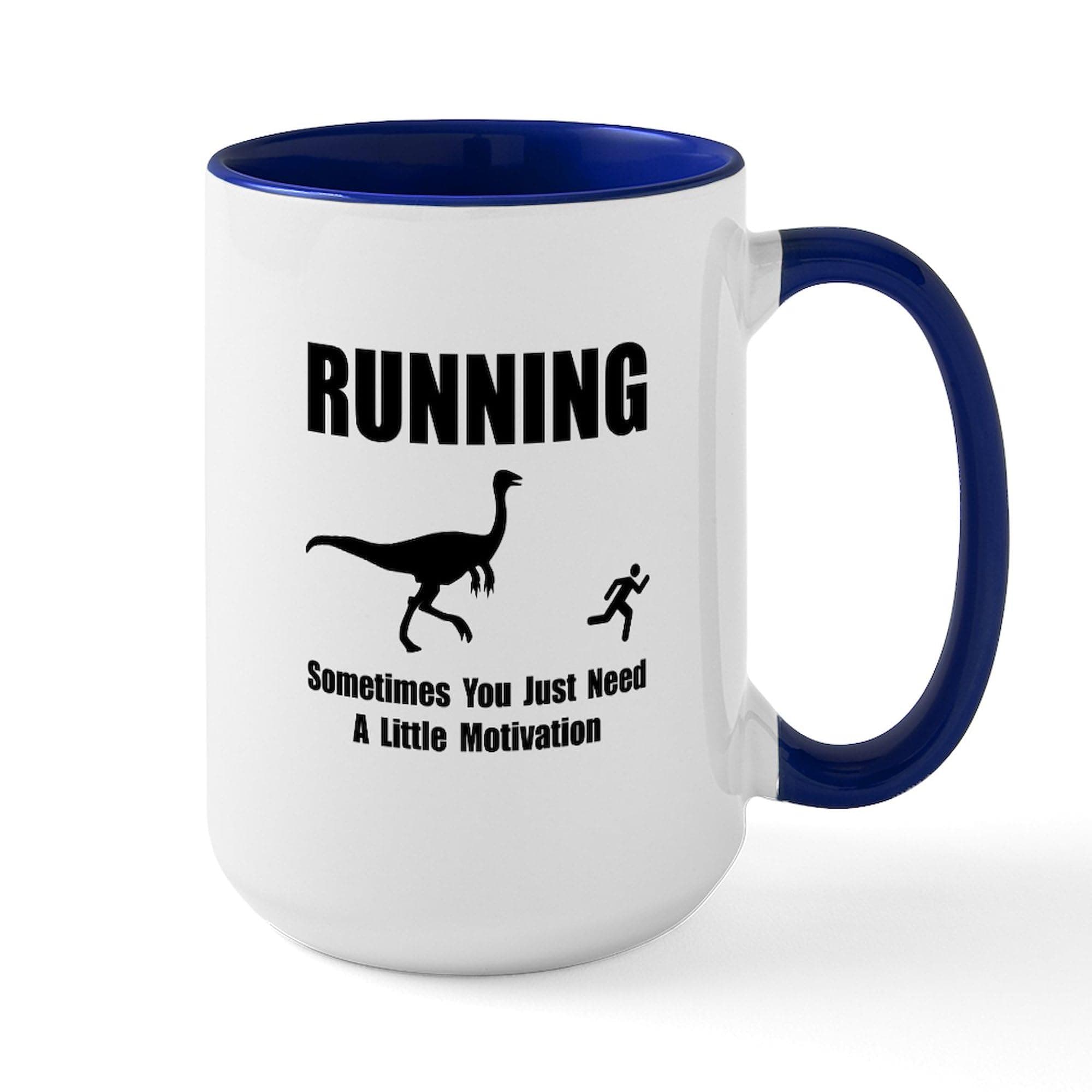 CafePress Running Motivation Large Mug 15 oz (444 ml) Ceramic Coffee Mug