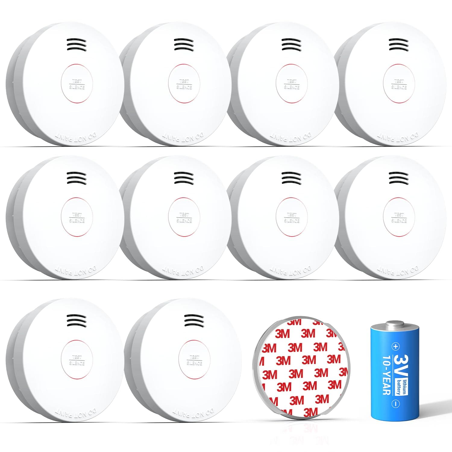SITERWELL Smoke Detector, Smoke Detectors 10 Year Battery