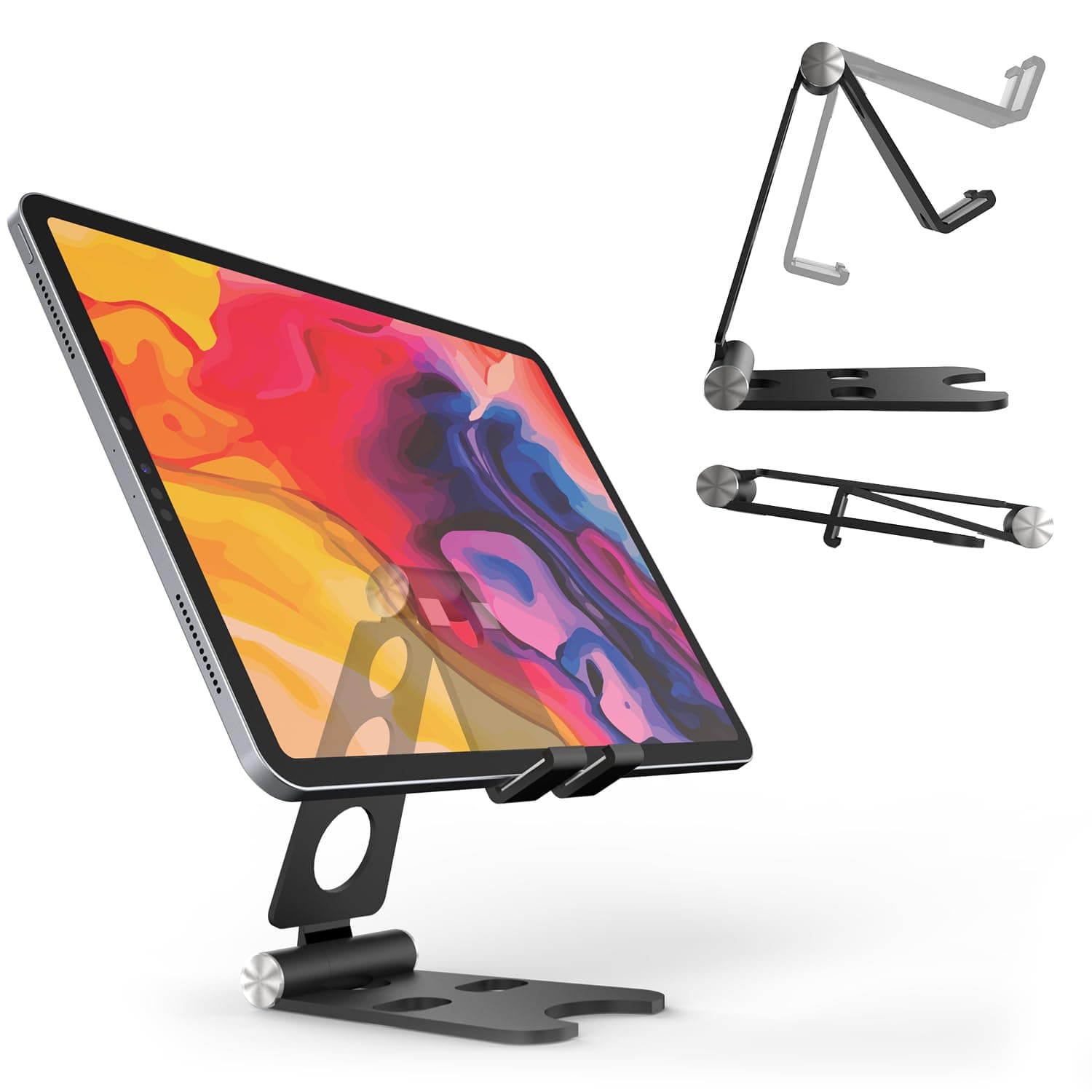Kado Aluminum Alloy Tablet Stand for Portable Monitor, Foldable iPad Stand