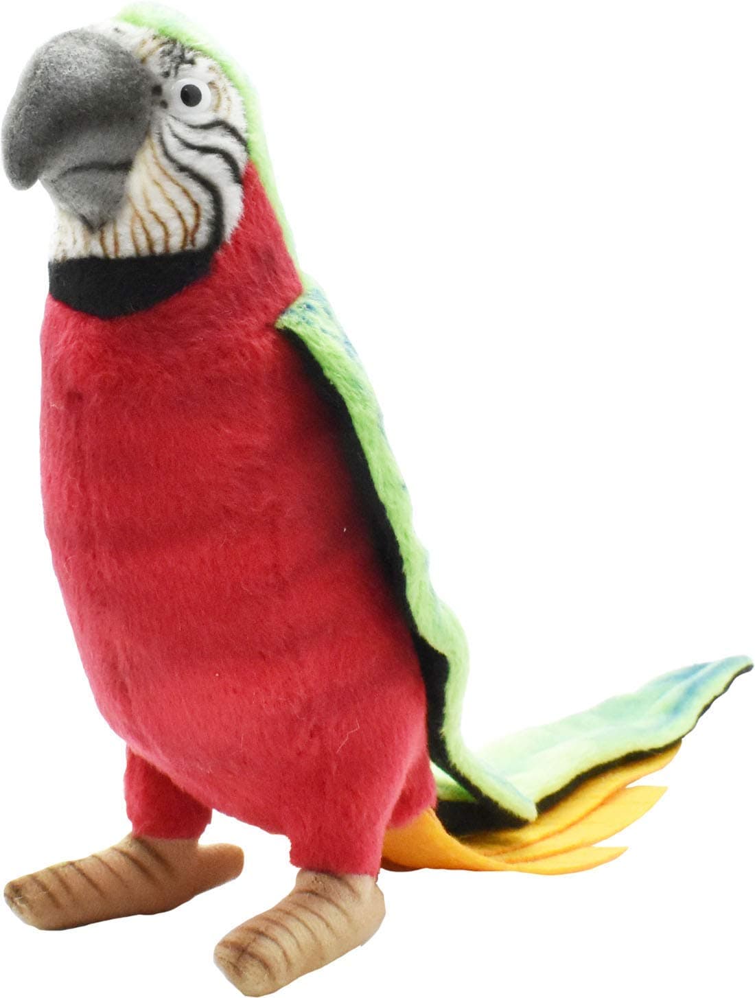 Hansa Parrot Plush, Red/Green
