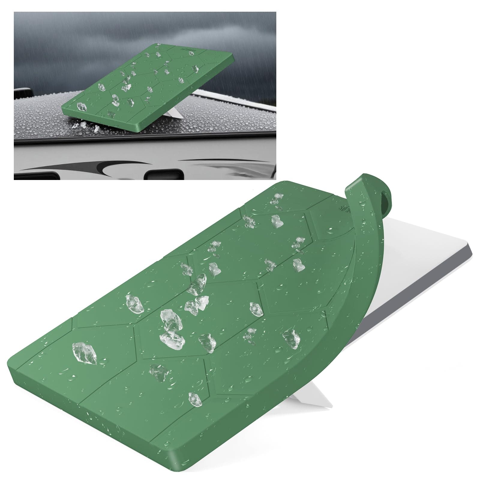 STARGEAR Starlink Mini Protective Cover Case, Hailproof Liquid Silicone Protective Case for Starlink Mini Dish, Starlink Minis Accessories Waterproof Shockproof Portable for Outdoor Camping, Green