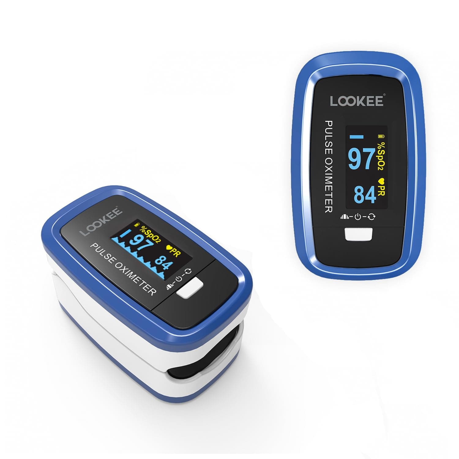 LOOKEE LK50D1 Finger Pulse Oximeter, Proudly Canadian, Blood Oxygen Monitor