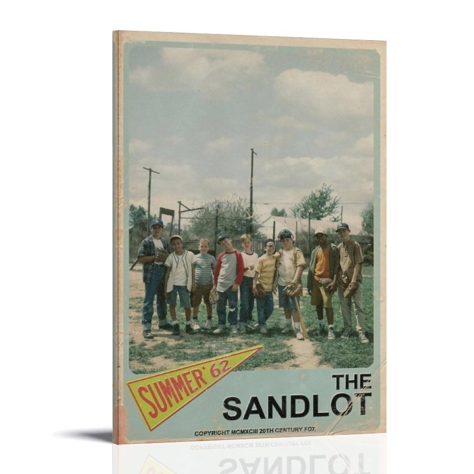 The Sandlot Movie Poster Canvas Wall Art Picture Print Modern Family Bedroom Decor Posters For Room Aesthetic 20x30inch(50x75cm)
