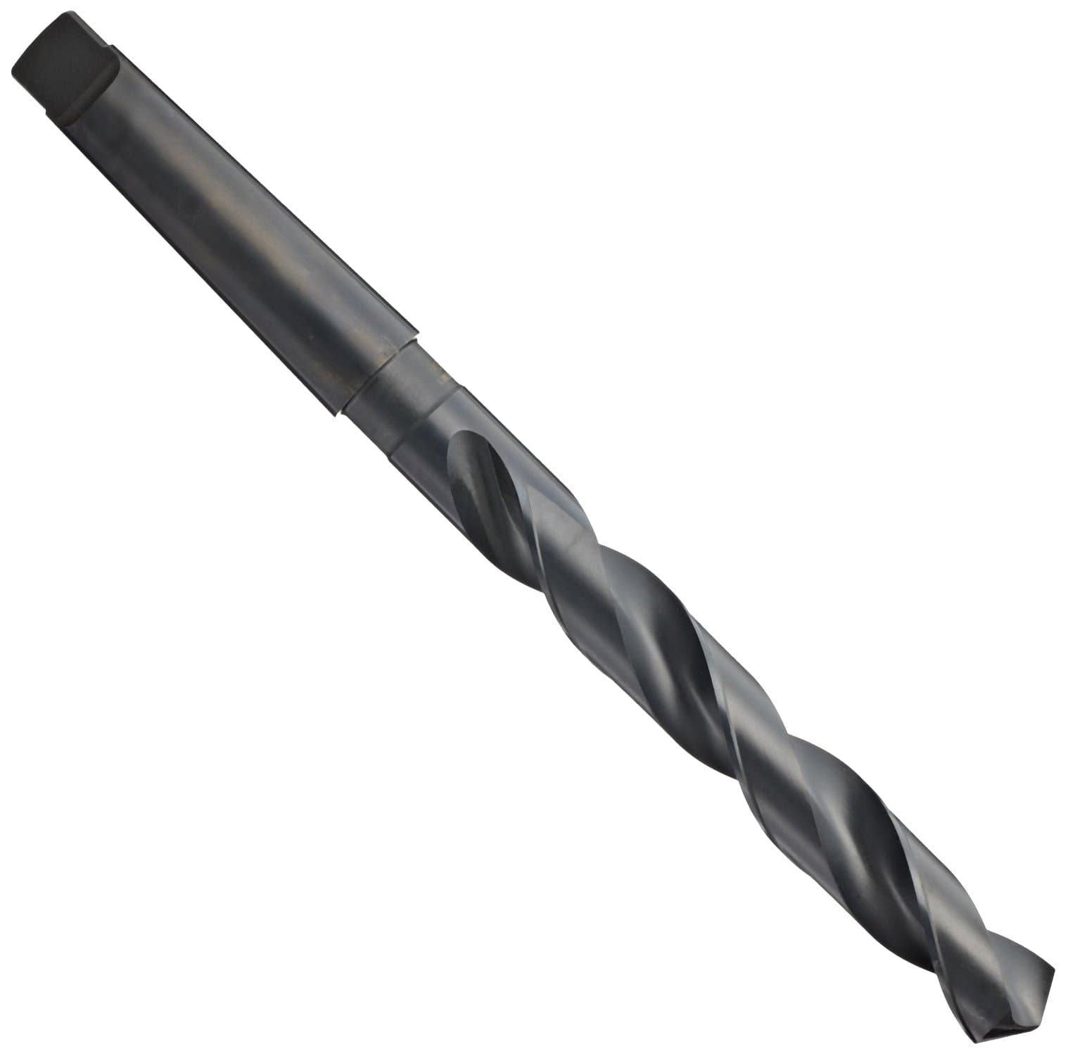 YG-1 D1211 High Speed Steel Twist Bit, Black Oxide, Morse Taper Shank, Slow Spiral, 118 Degree, 43/64" Diameter x 9-1/4" Length (Pack of 1)