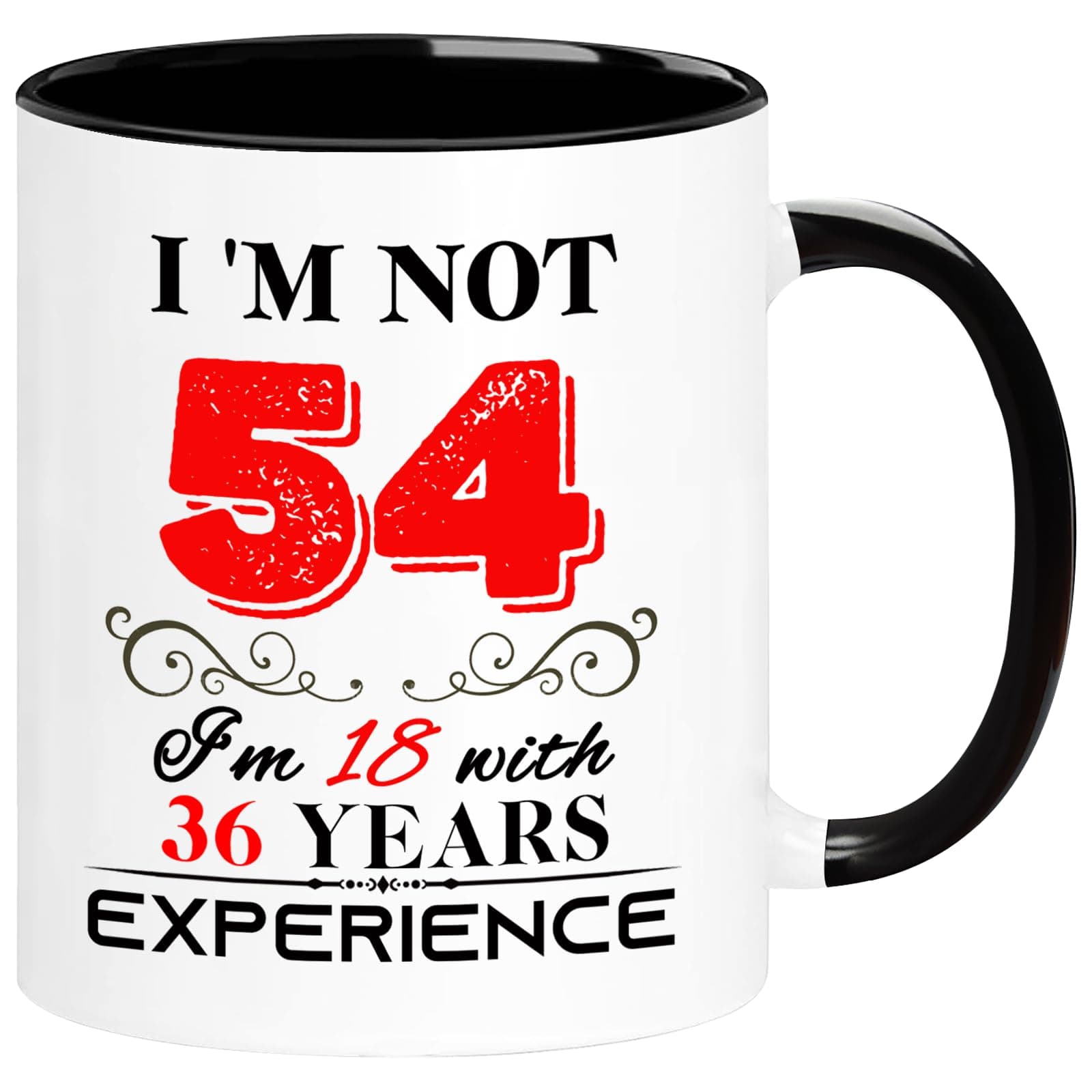 1972 54th Birthday Mug Gifts for Women Men Her Him with Gift Box Packaging
