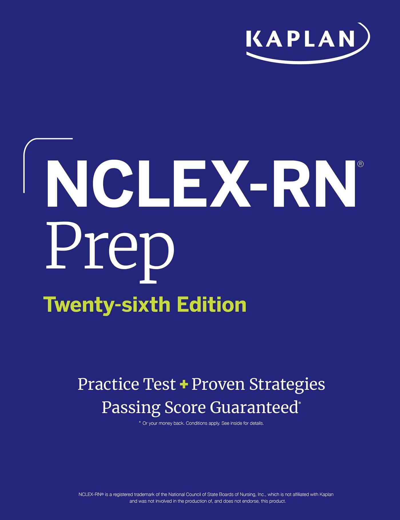 NCLEX-RN Prep, Twenty-sixth Edition (2026): Includes 1 Full Length Practice Test + Proven Strategies (Kaplan Test Prep)