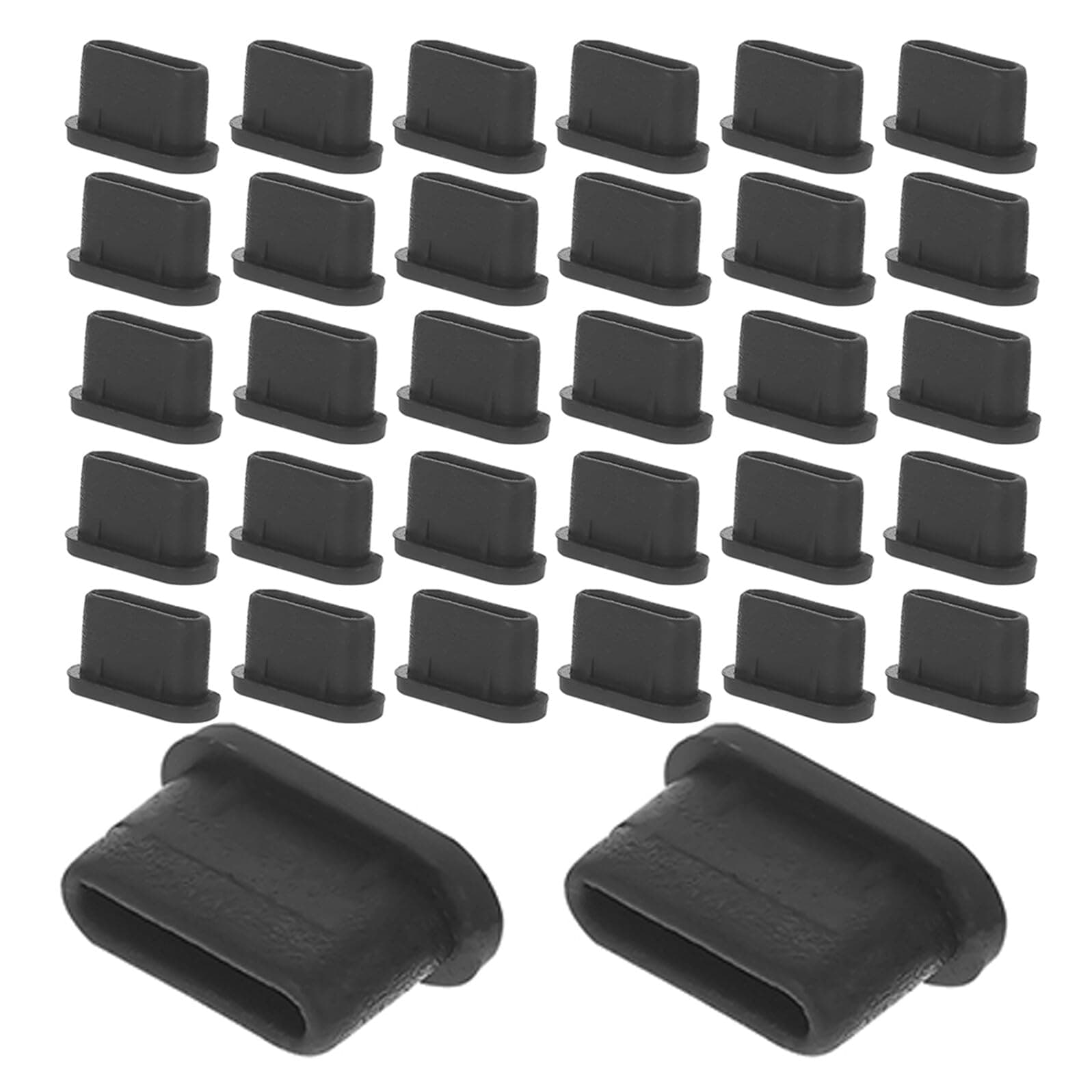 QUMIIRITY 600pcs Silicone Dust Plug Cover for Phone Charging Port USB C Plug Cover Protects Charging Hole