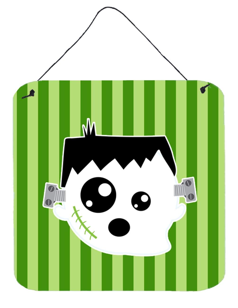 Caroline's Treasures Halloween Ghost Frankenstein Metal Print, 6" x 6", Multicolor