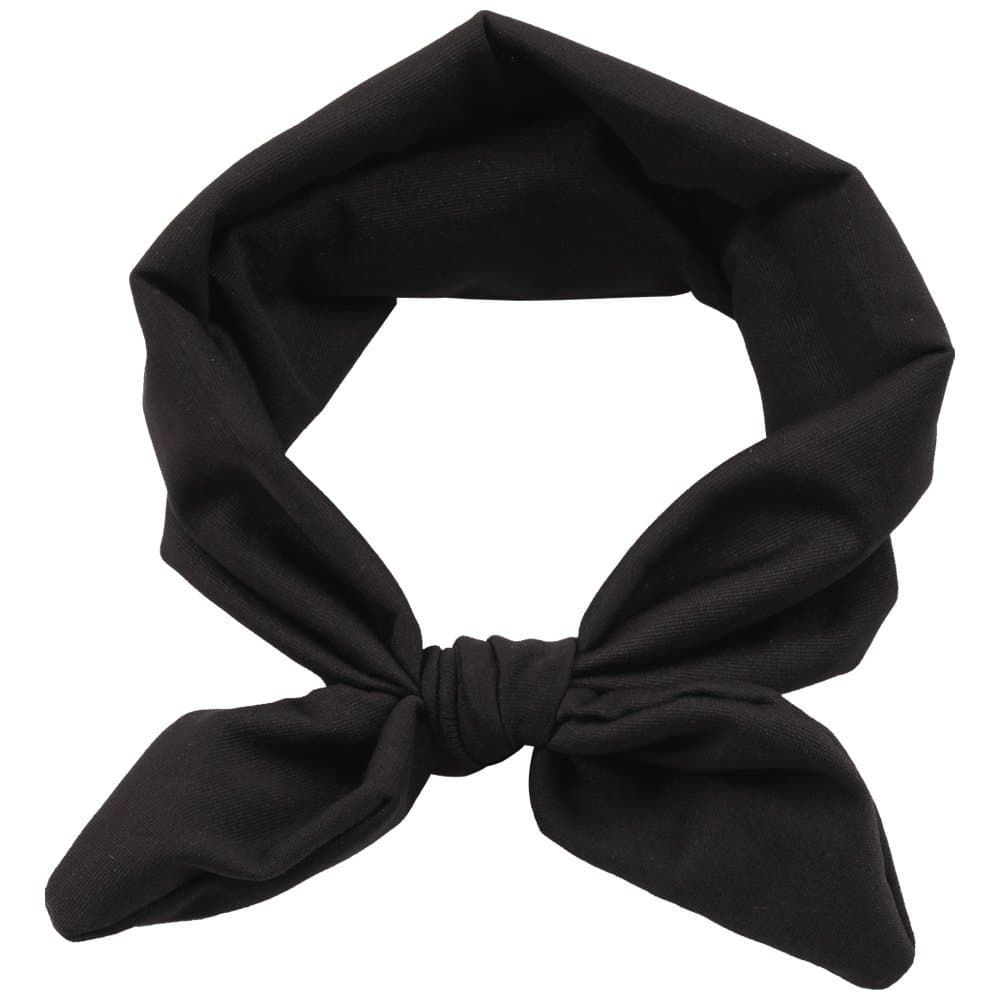 Koolgil Baby Girl's Cute Toddler Bow Headbands Bowknot Rabbit Hairband Headwear for Daily Life Travel Photography (Black)