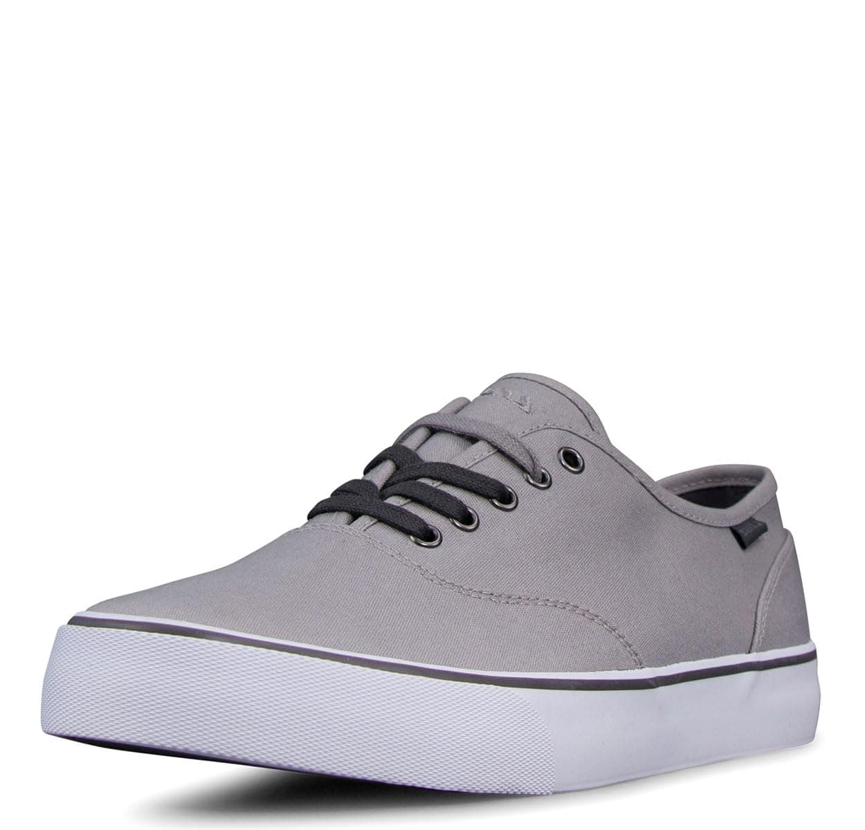 Lugz Men's Lear Classic Canvas Sneaker, Alloy/Charcoal/White, 6.5 UK