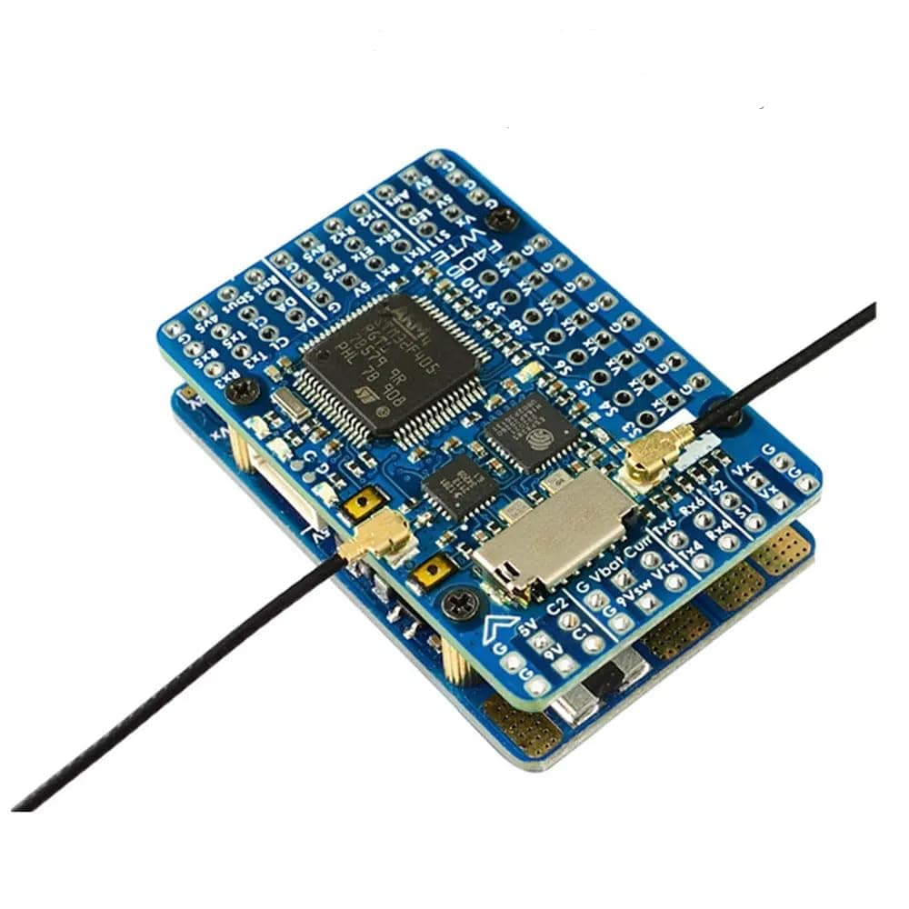 MATEKSYS F405-WTE F405 Flight Controller Compatible with 2 to 6S LiPo OSD Blackbox ArduPilot INAV Compatible with RC Drone F405-WSE Updated