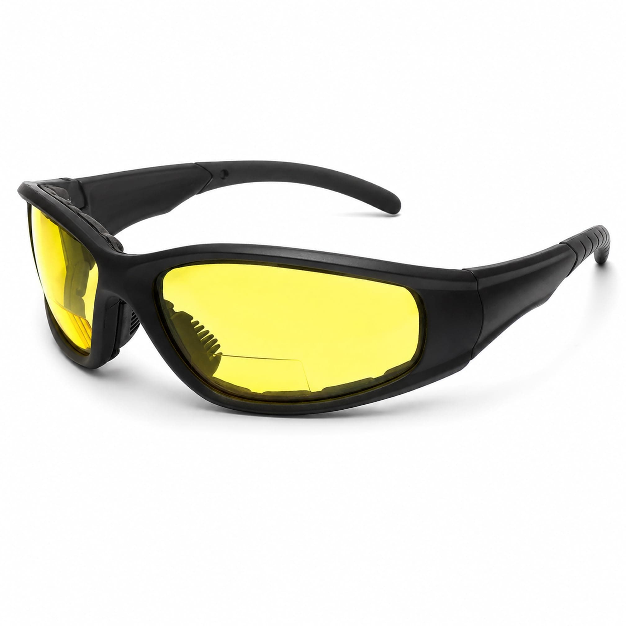 Calabria 23BF Bi-Focal Safety Glasses"Sportster" UV Protection in Yellow (+2.00)