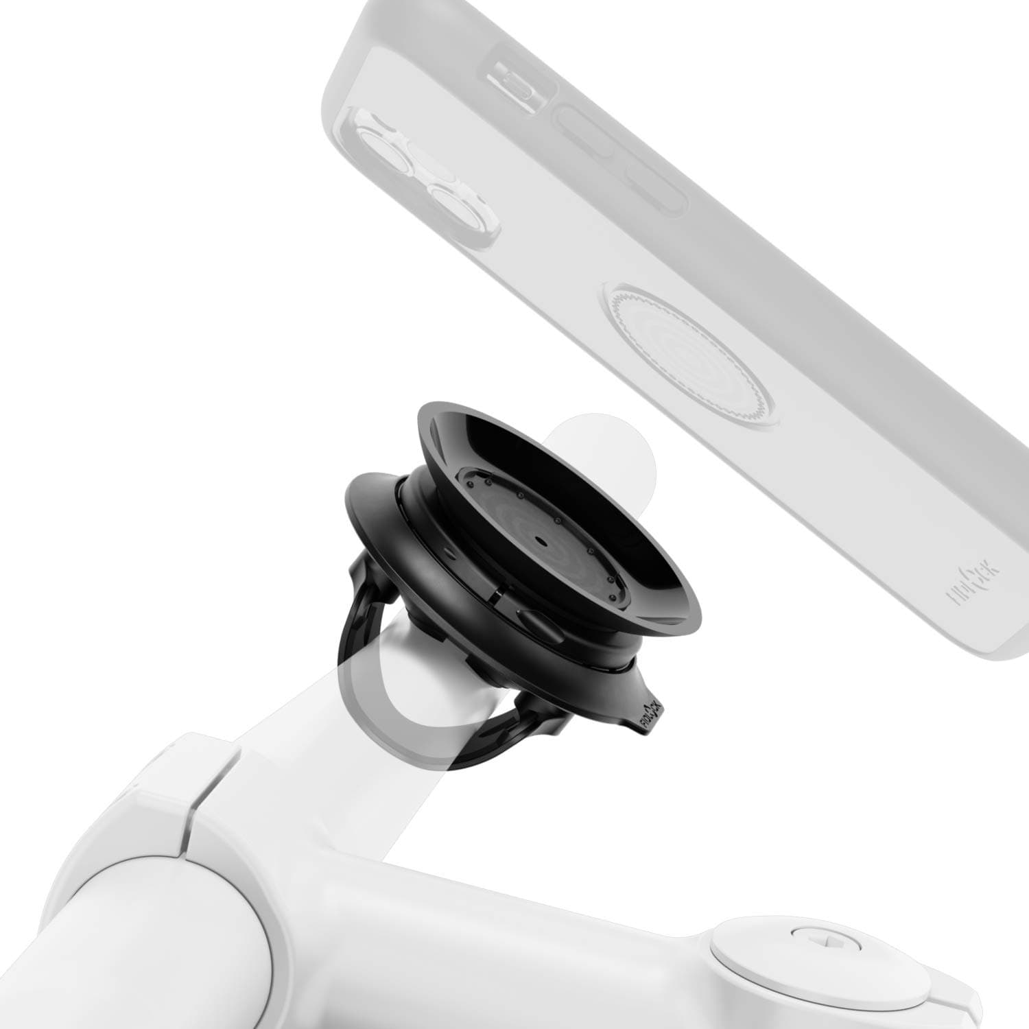 FIDLOCK Vacuum Bike Cell Phone Holder Handlebar Base Mount, Bicycle Phone Clamp