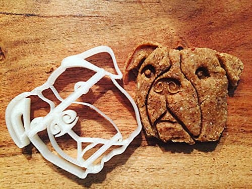 Pitbull Cookie Cutter and Dog Treat Cutter - Face - 5 inch