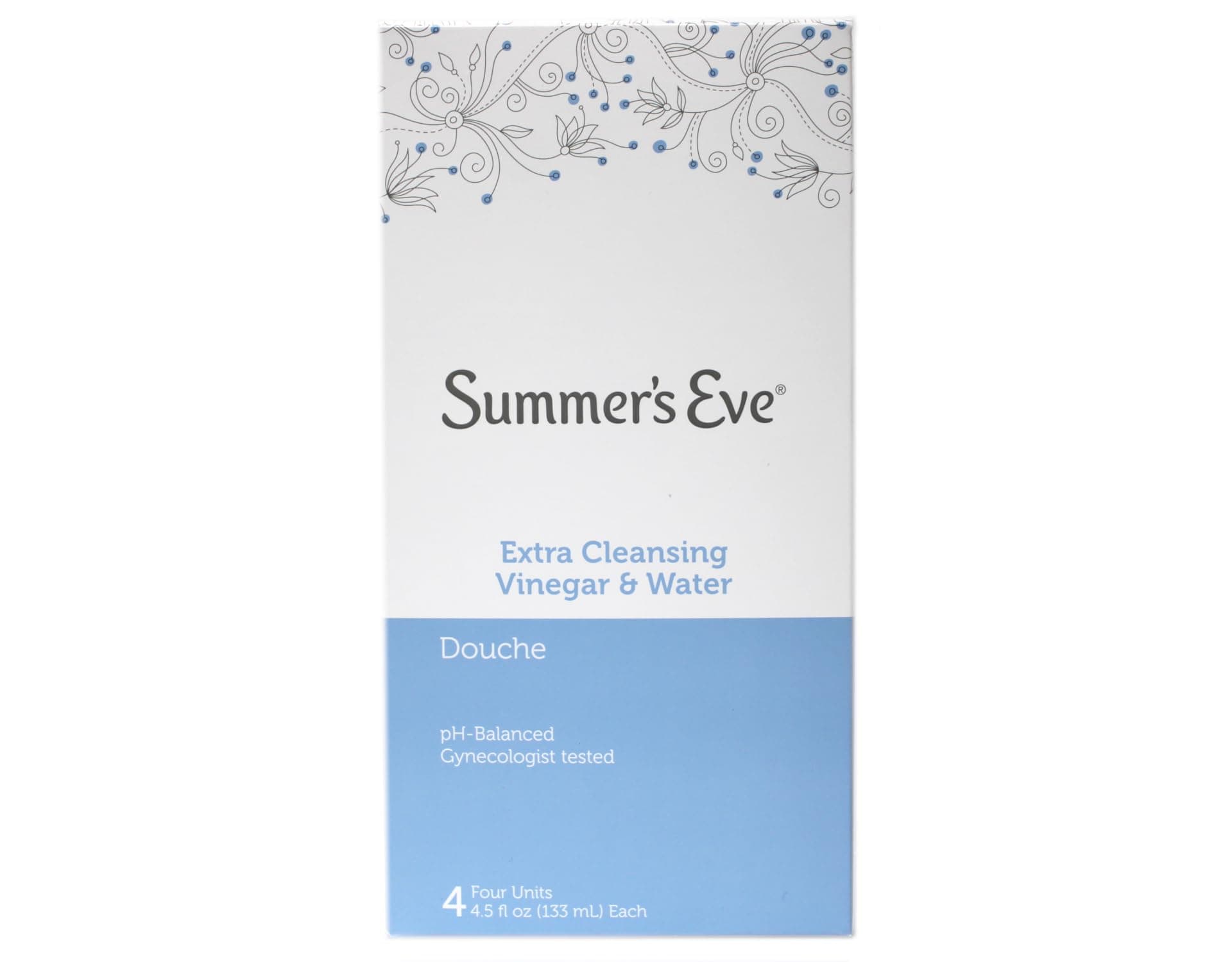 Summers Eve Douche Extra Cleansing Vinegar & Water 2 Count (2 Pack)