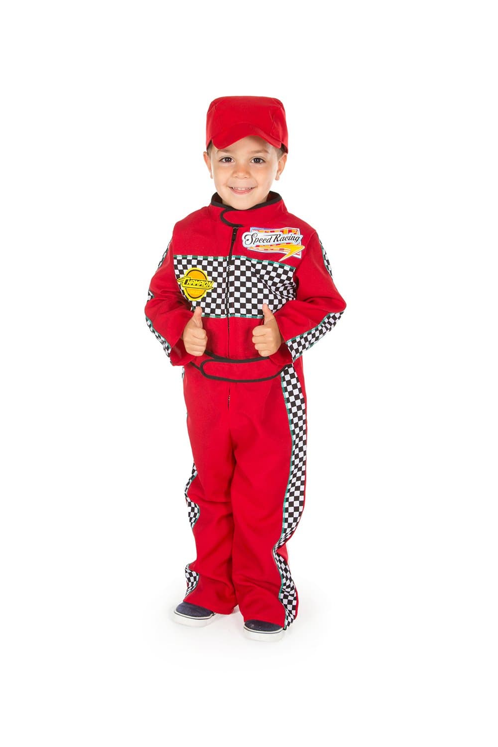 Childrens Boys Girls Red F1 Racing Car Driver Fancy Dress Costume 2 - 3 Years by Pretend to Bee