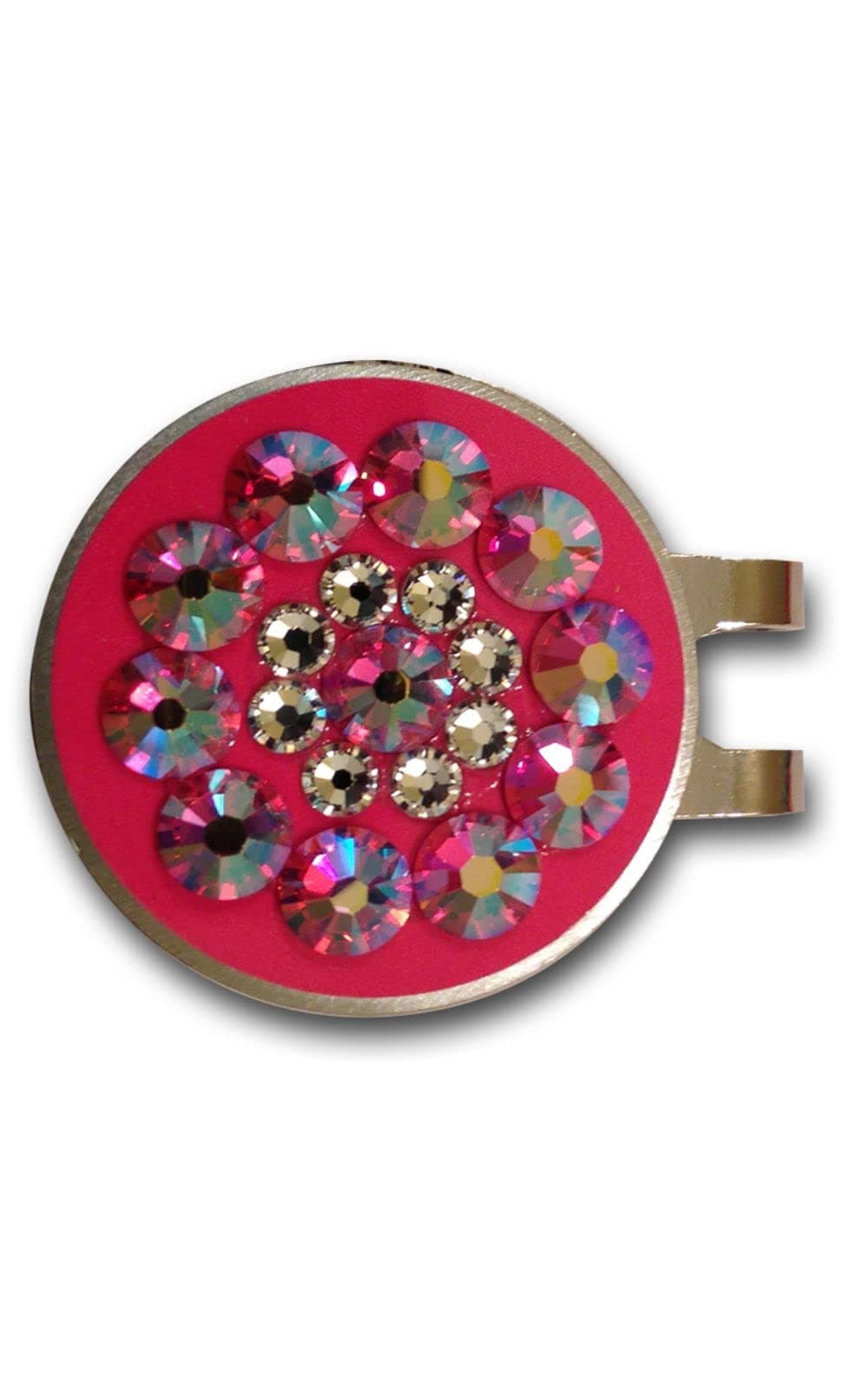 Blingo Hot Pink Ladies Golf Ball Marker