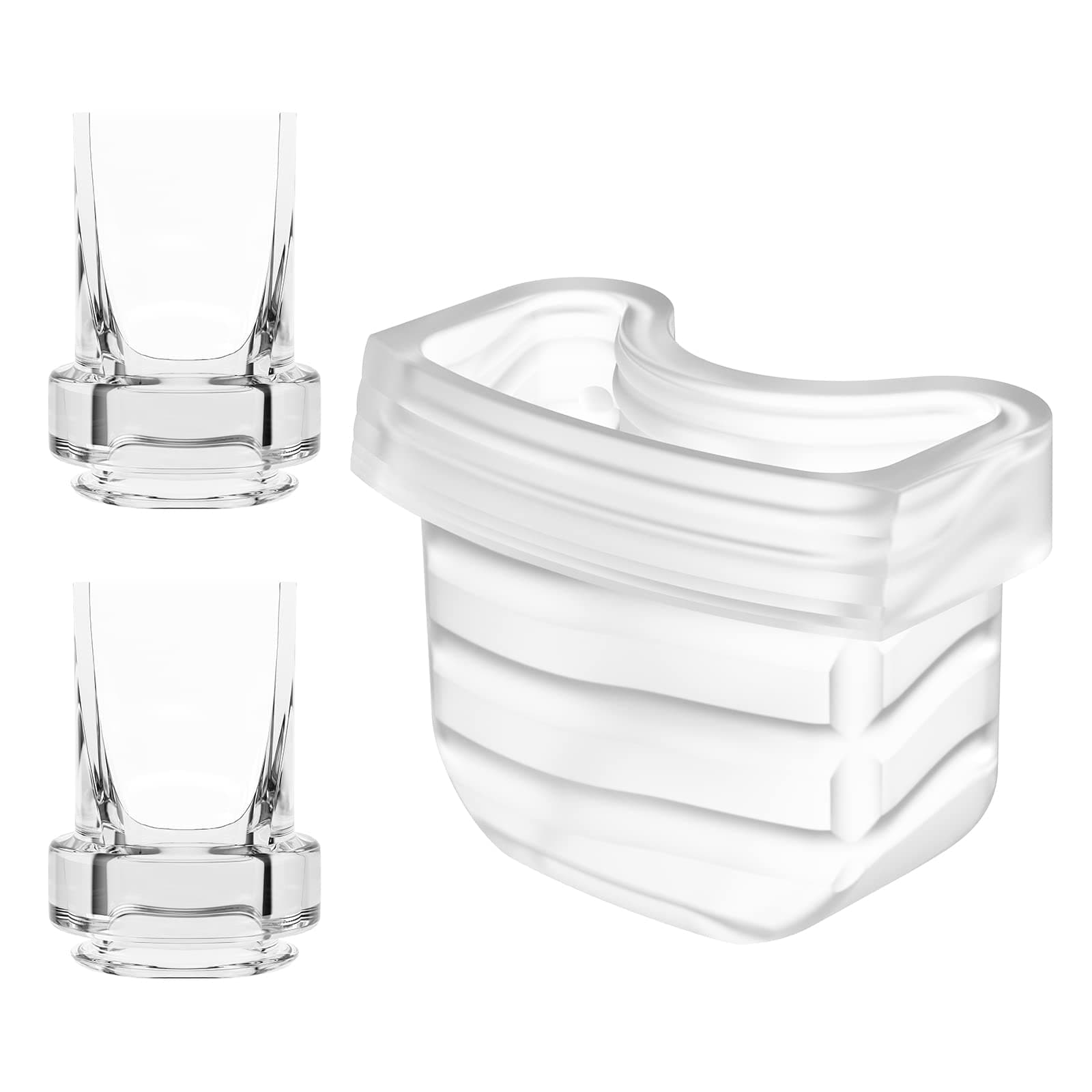 Mumgaroo Hands Free Breast Pump Accessories, Silicone Diaphragm * 1 and Duckbill Valve * 2 for Mumgaroo Wearable Breast Pump, Also Compatible with MomMed S18/S21, MISSAA S18/S21