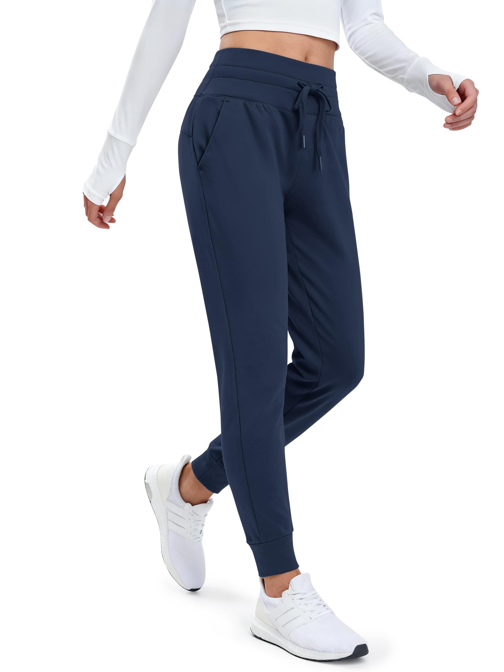 MAGCOMSEN Womens Fleece Lined Pants Water Resistant Warm Snow Winter Jogger