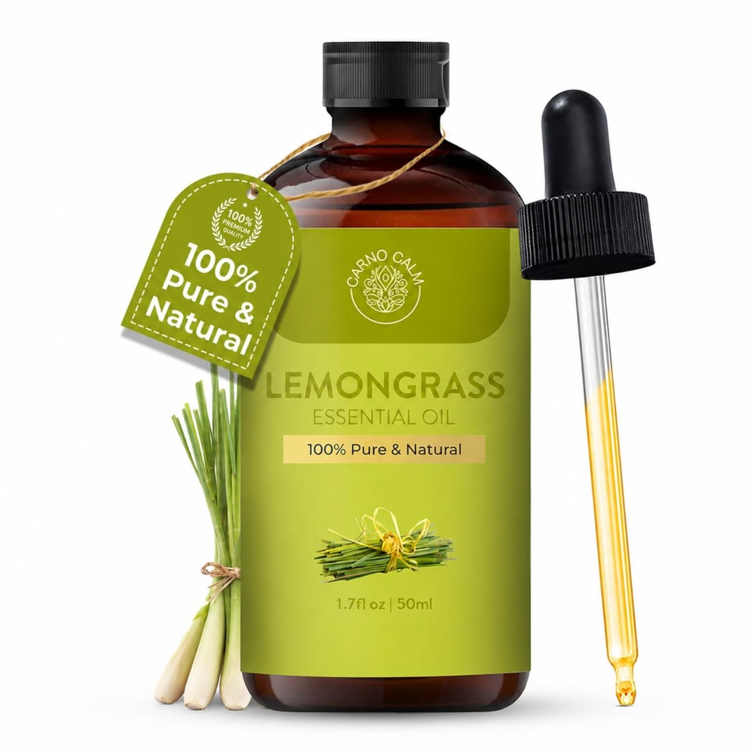 Carno Calm Lemongrass Essential Oil, 50 ml
