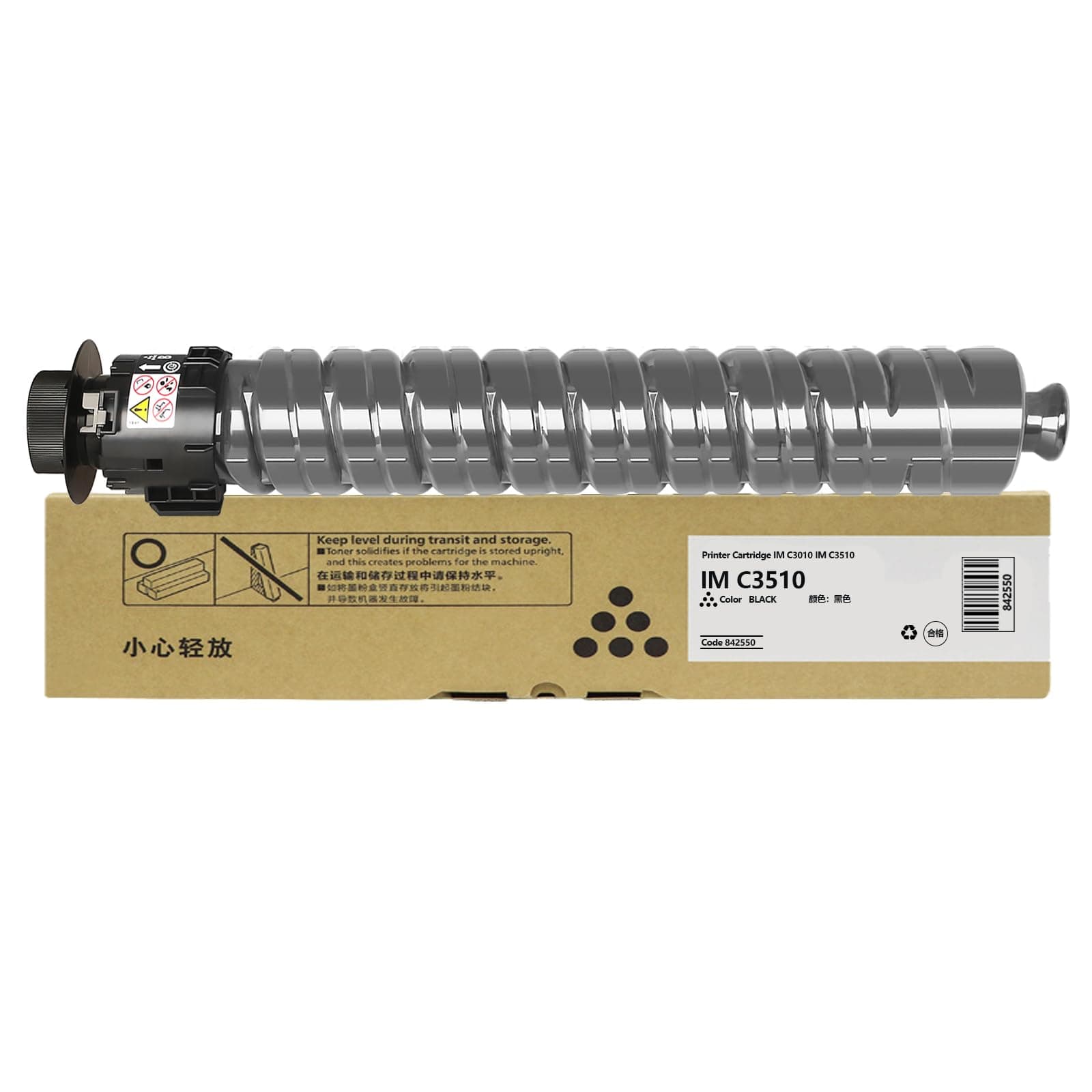 SAIDING IMC3510 IMC3510 Black High Yield Toner Cartridge Replacement for Ricoh IM C3010 IM C3510 IM C3510SD Printer-842550(New Chip)